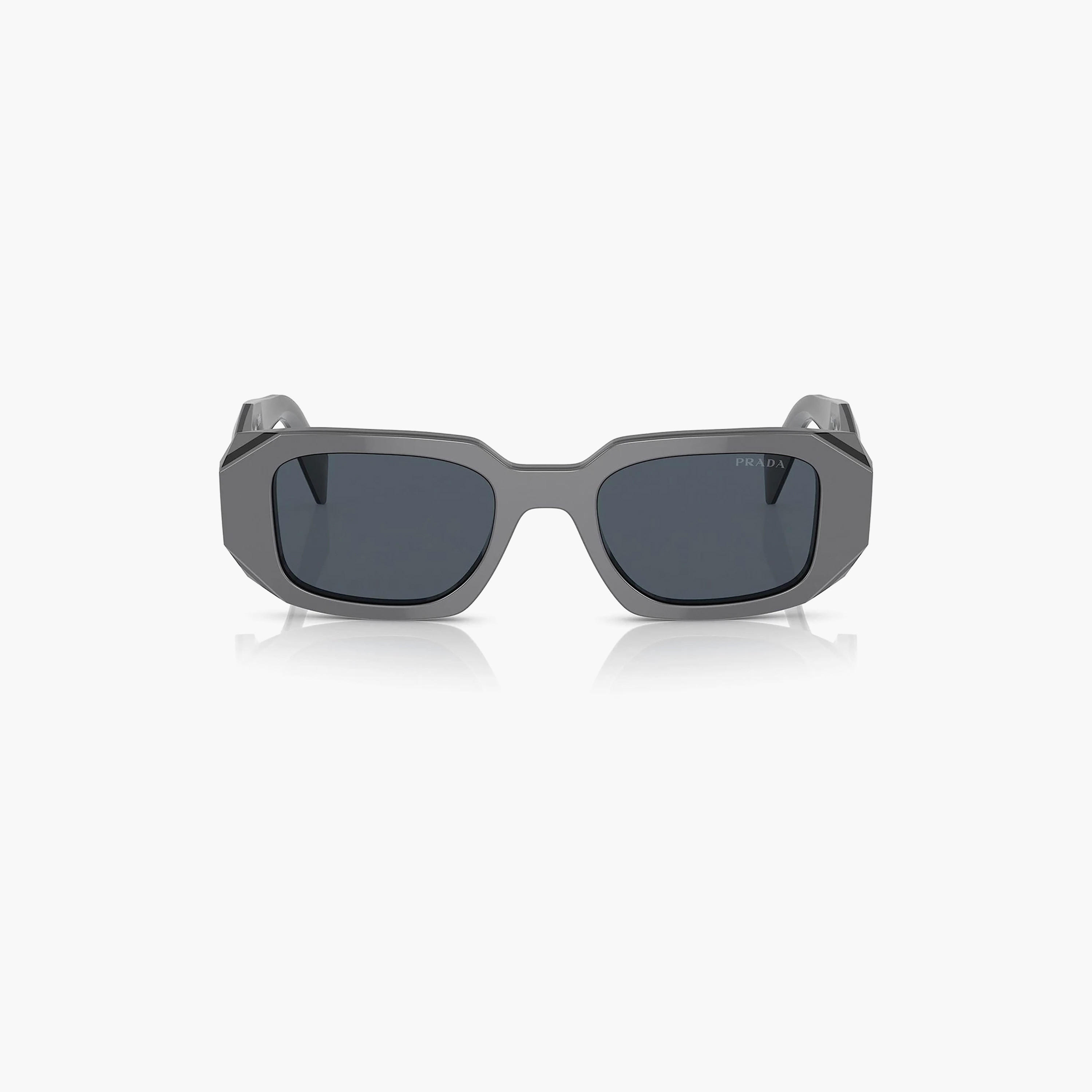 نظارات شمسية برادا نسائية مستطيلة الشكل رمادية اللون مستقطبة | 17WS-women-sunglasses-image-1