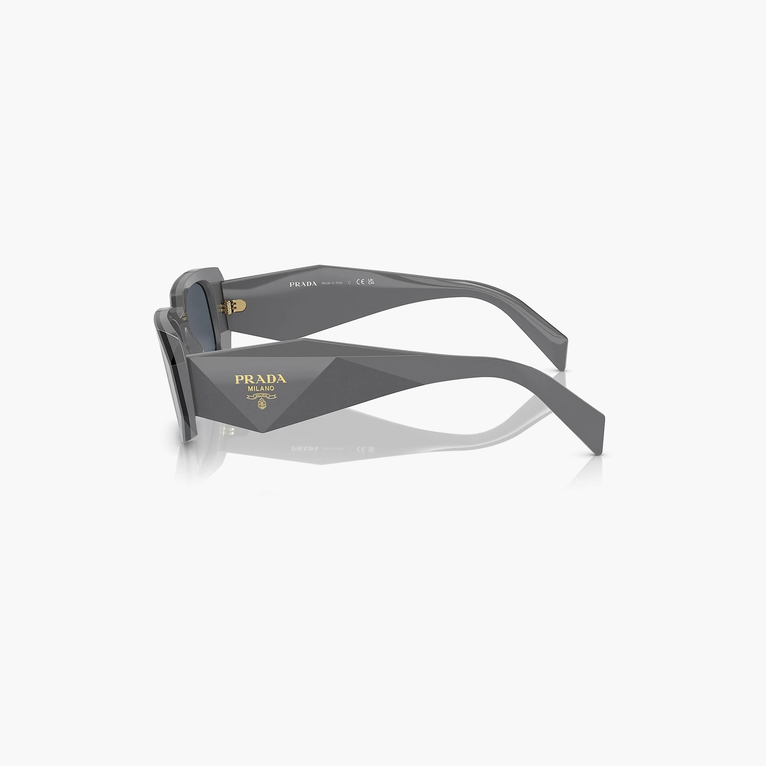 نظارات شمسية برادا نسائية مستطيلة الشكل رمادية اللون مستقطبة | 17WS-women-sunglasses-image-2
