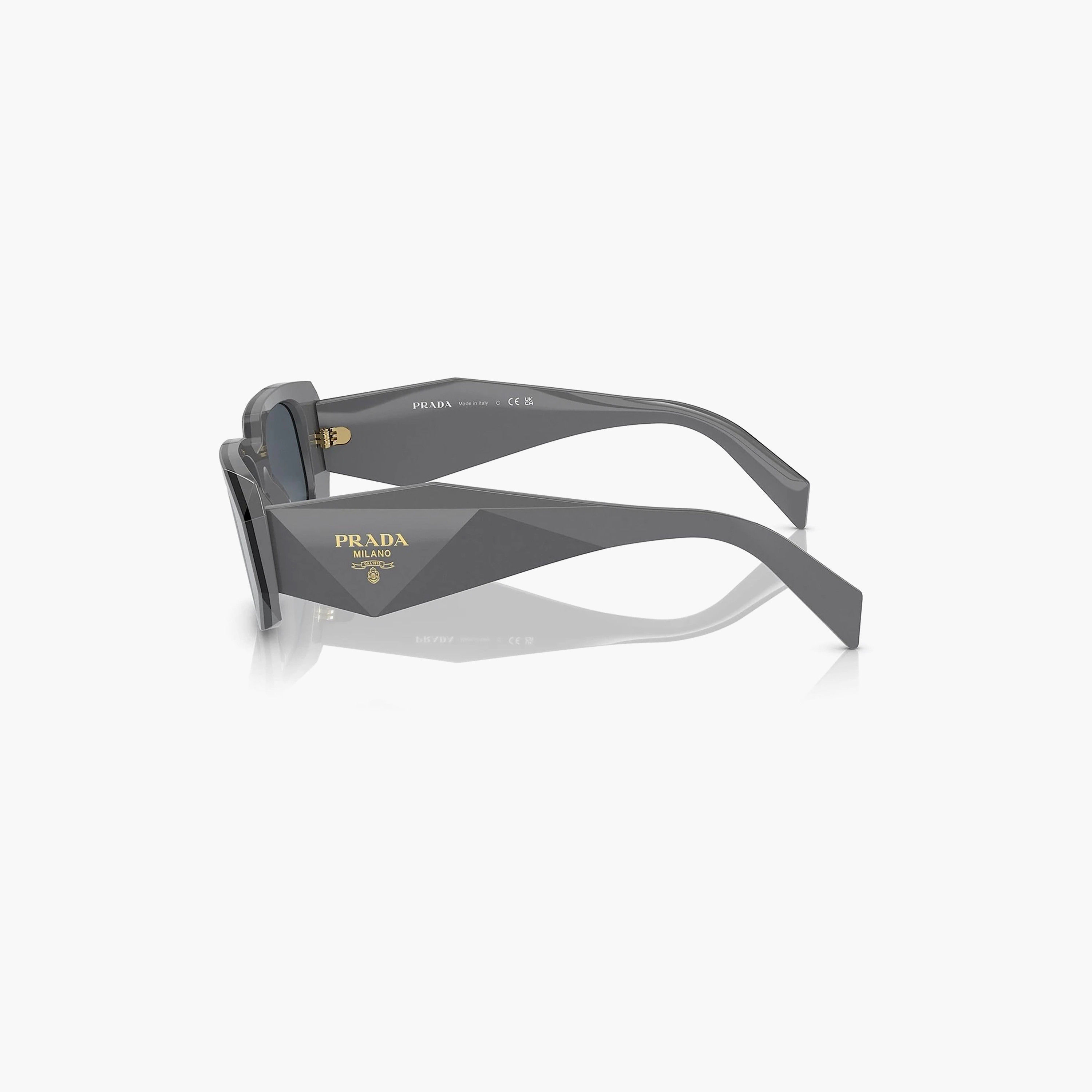 نظارات شمسية برادا نسائية مستطيلة الشكل رمادية اللون مستقطبة | 17WS-women-sunglasses-image-2