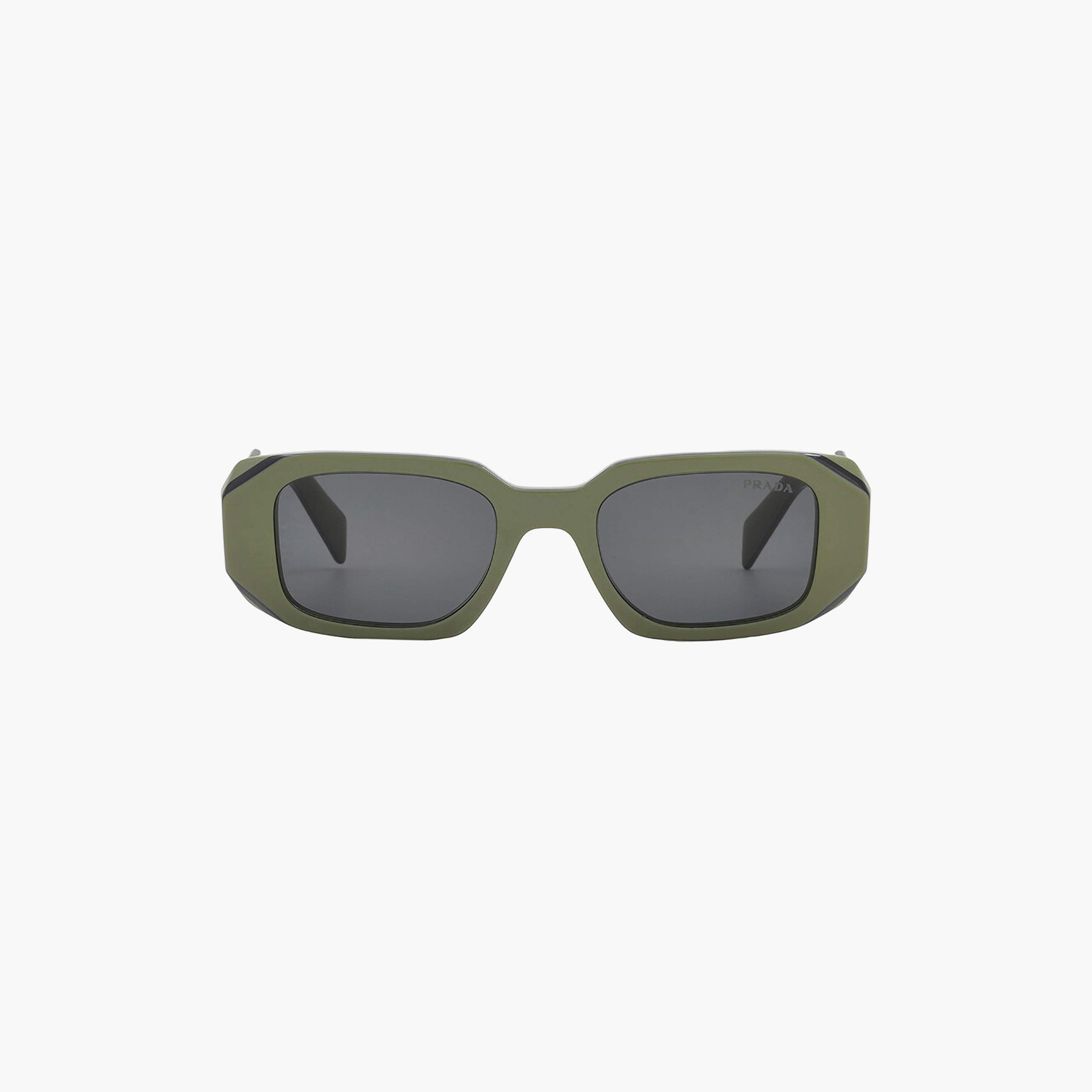نظارات شمسية برادا نسائية مستطيلة رمادية | 17WS-women-sunglasses-image-1