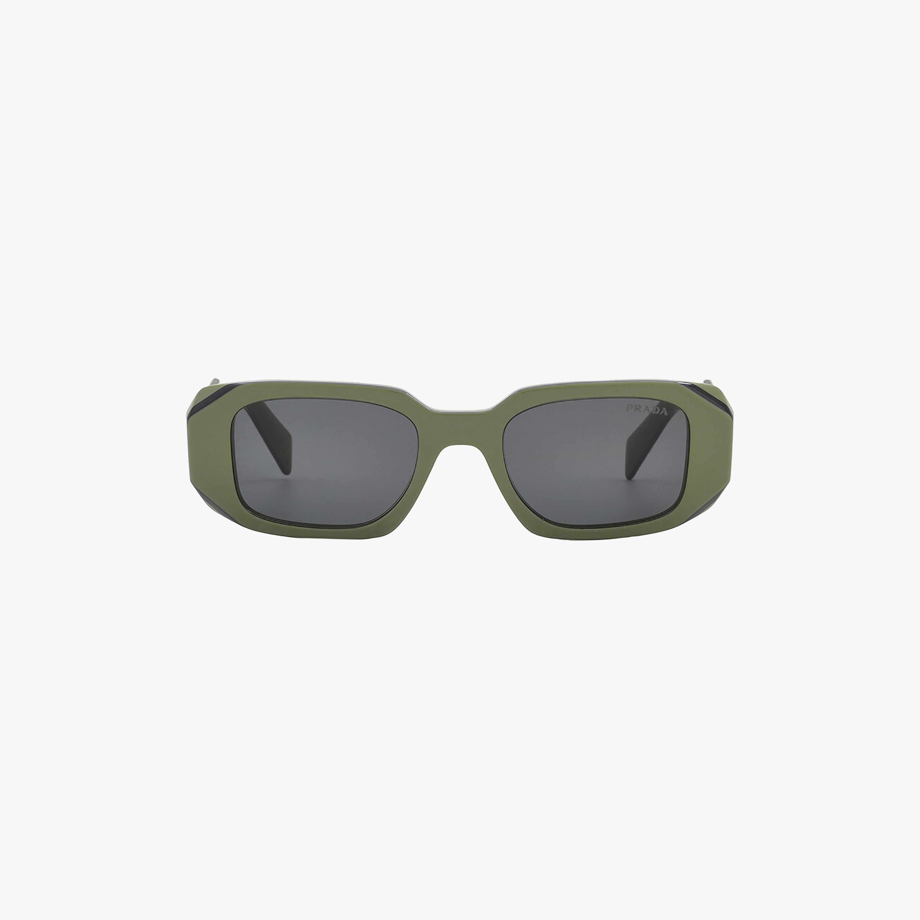 نظارات شمسية برادا نسائية مستطيلة رمادية | 17WS-women-sunglasses-image-1