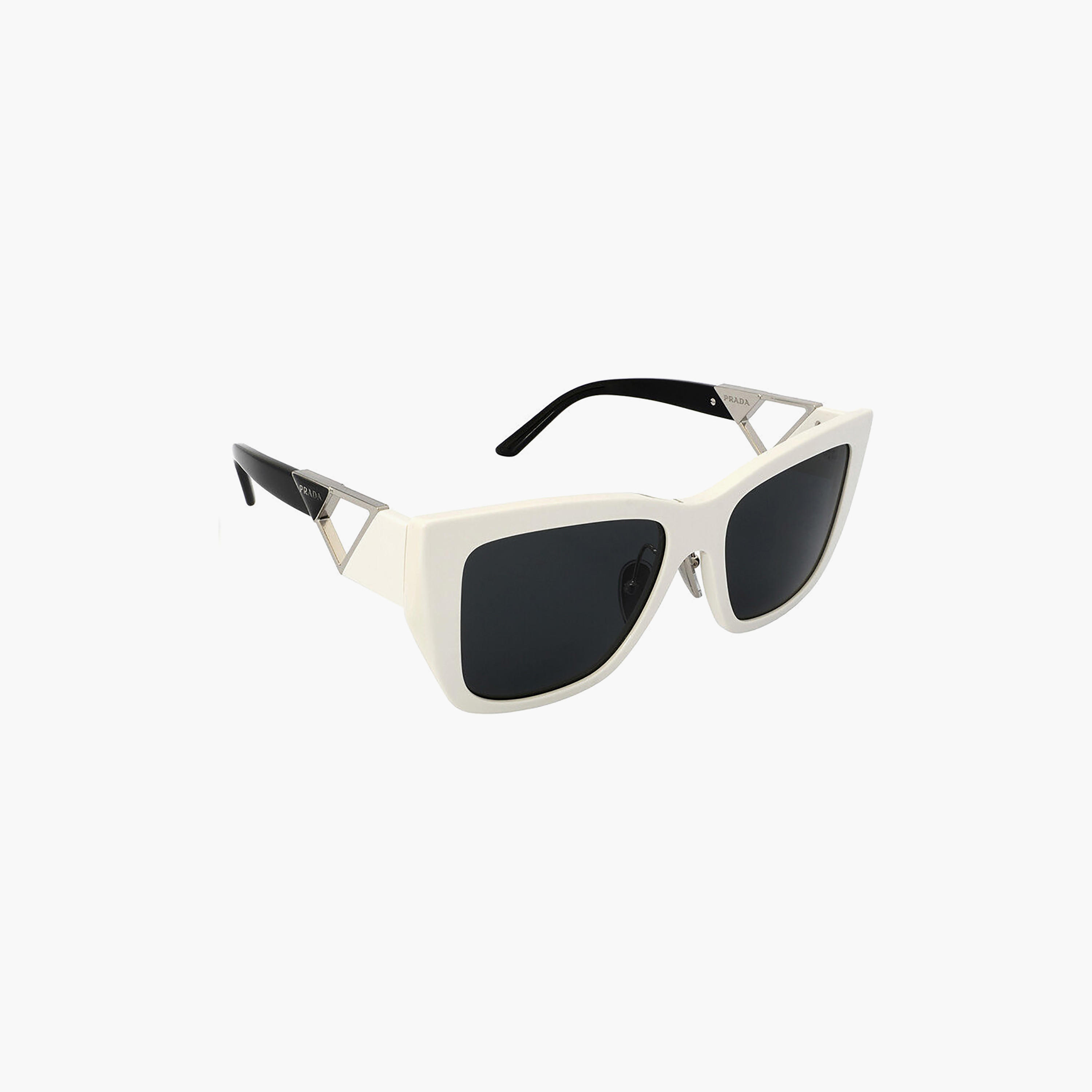 Prada Women Cat Eye Grey Sunglasses | 21YS-women-sunglasses-image-2