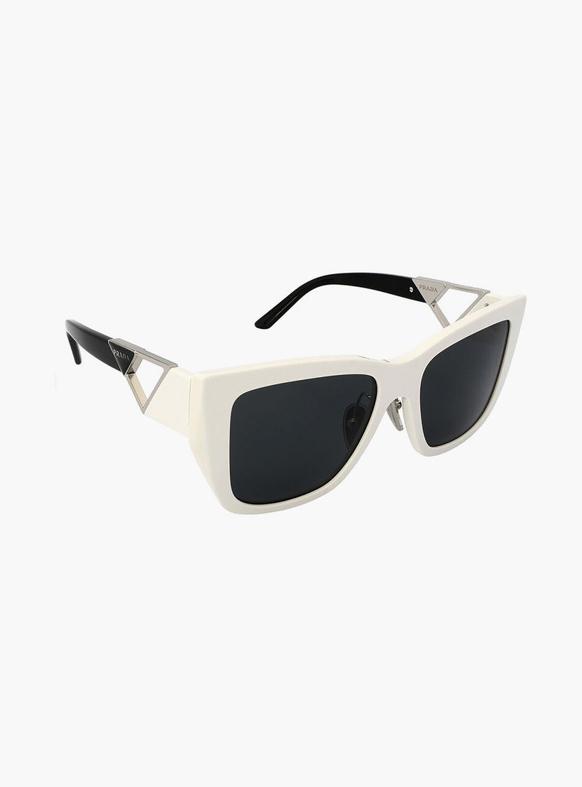 Prada Women Cat Eye Grey Sunglasses | 21YS-women-sunglasses-image-2