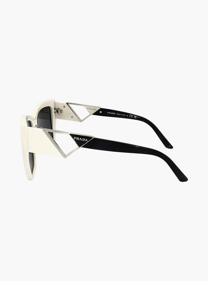 Prada Women Cat Eye Grey Sunglasses | 21YS-women-sunglasses-image-3