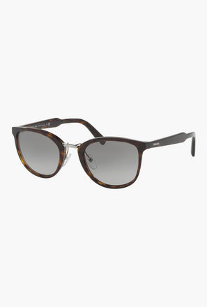 نظارات شمسية رجالية من برادا بتصميم عين القطة باللون الأسود | 22SS-men-sunglasses-image-1