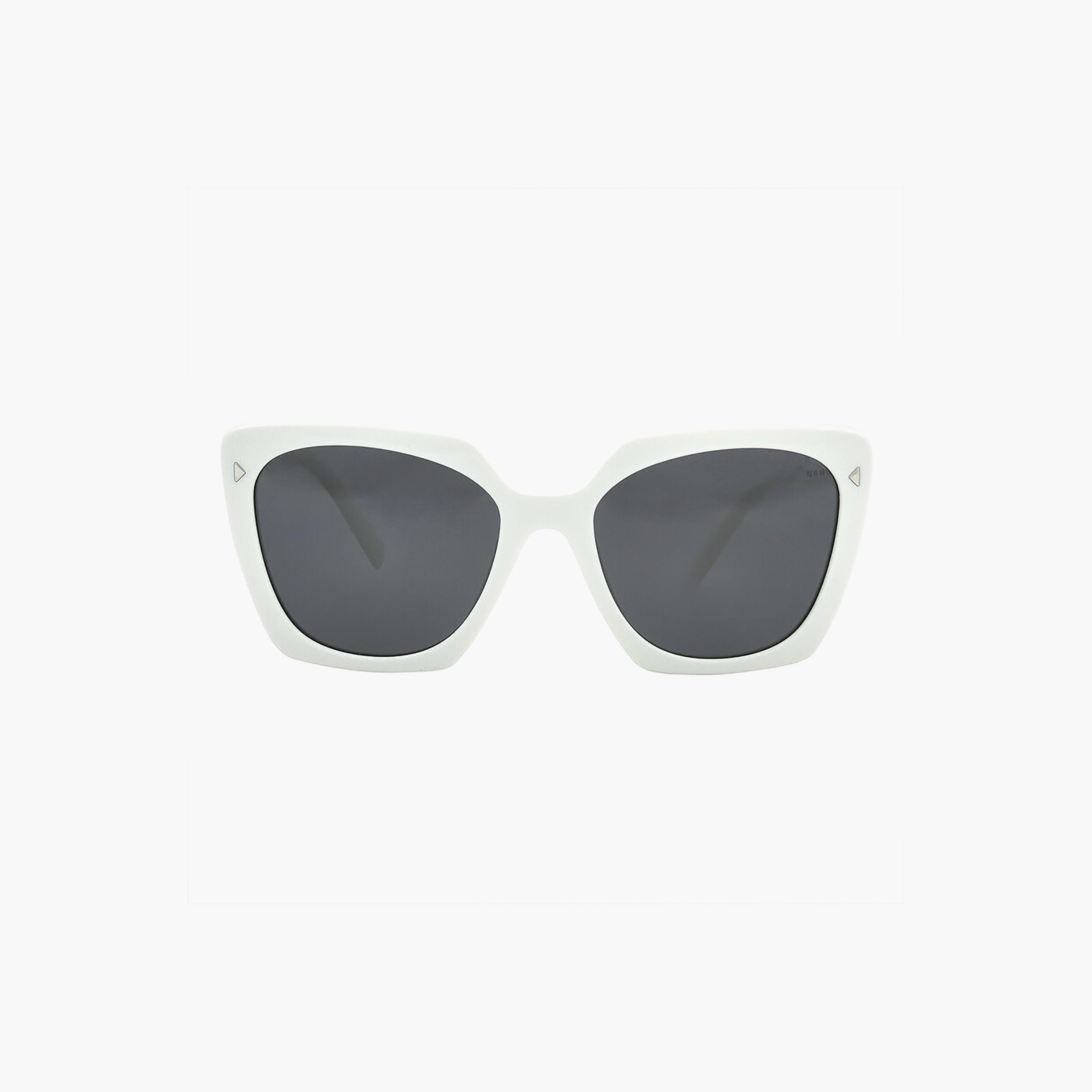 نظارات شمسية رمادية بتصميم عين القطة من برادا للنساء | 23ZS-women-sunglasses-image-1