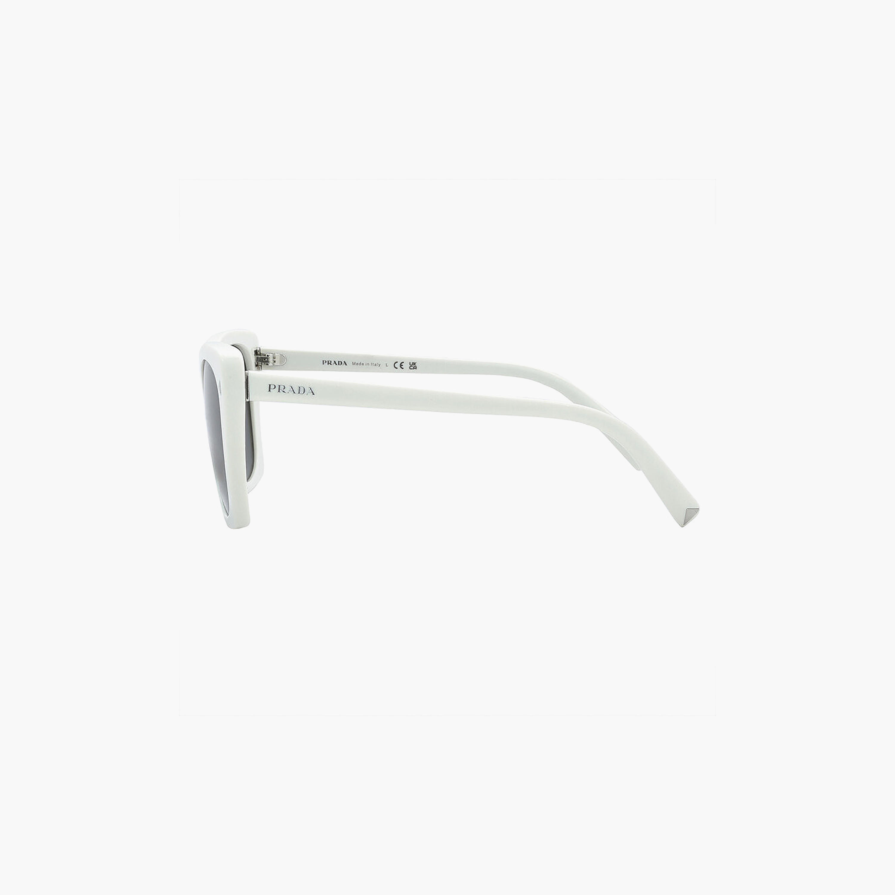 نظارات شمسية رمادية بتصميم عين القطة من برادا للنساء | 23ZS-women-sunglasses-image-3