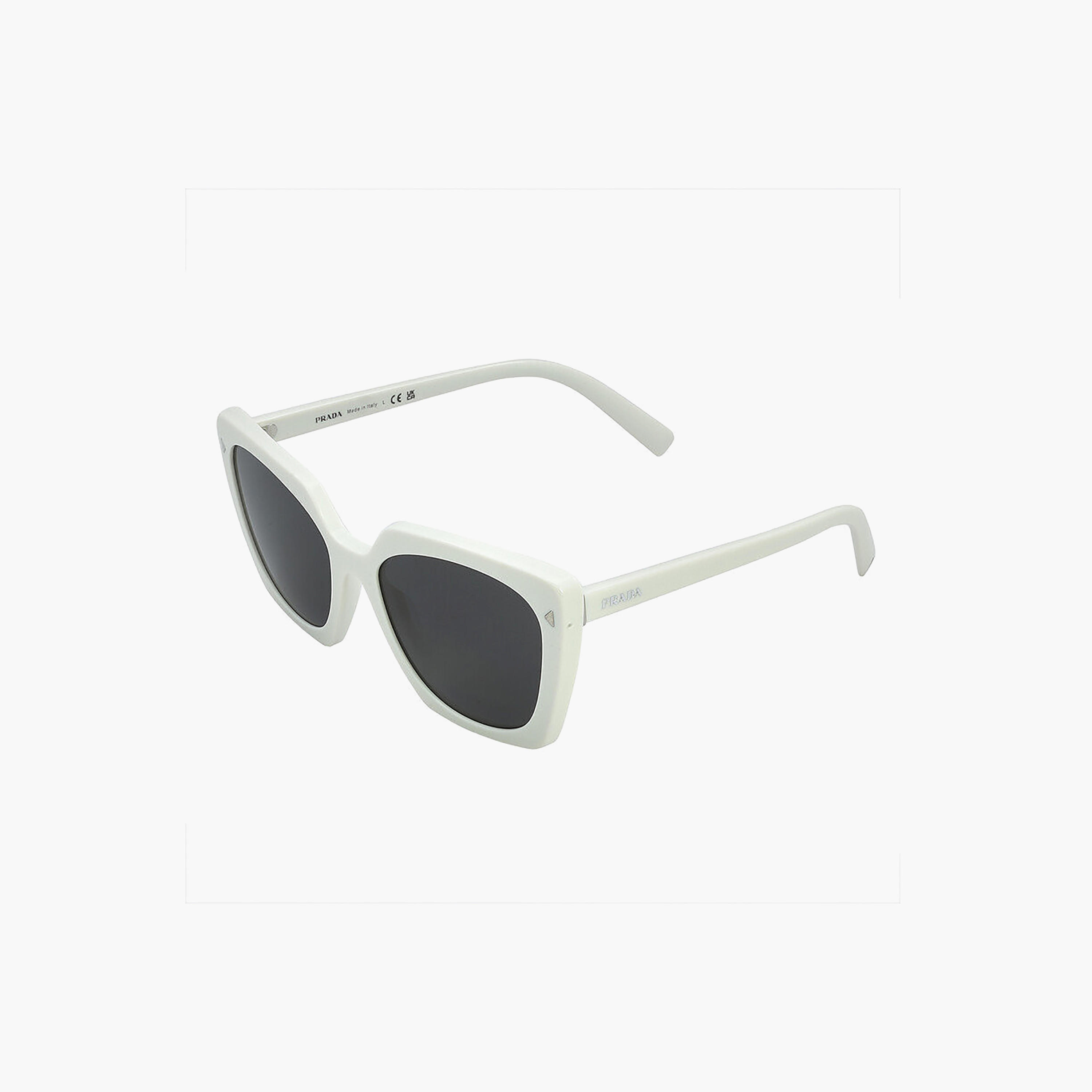 نظارات شمسية رمادية بتصميم عين القطة من برادا للنساء | 23ZS-women-sunglasses-image-4