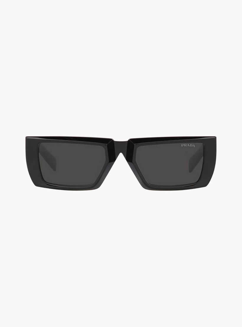 Prada Unisex Rectangle Grey Sunglasses | 24YS-men-sunglasses-image-2
