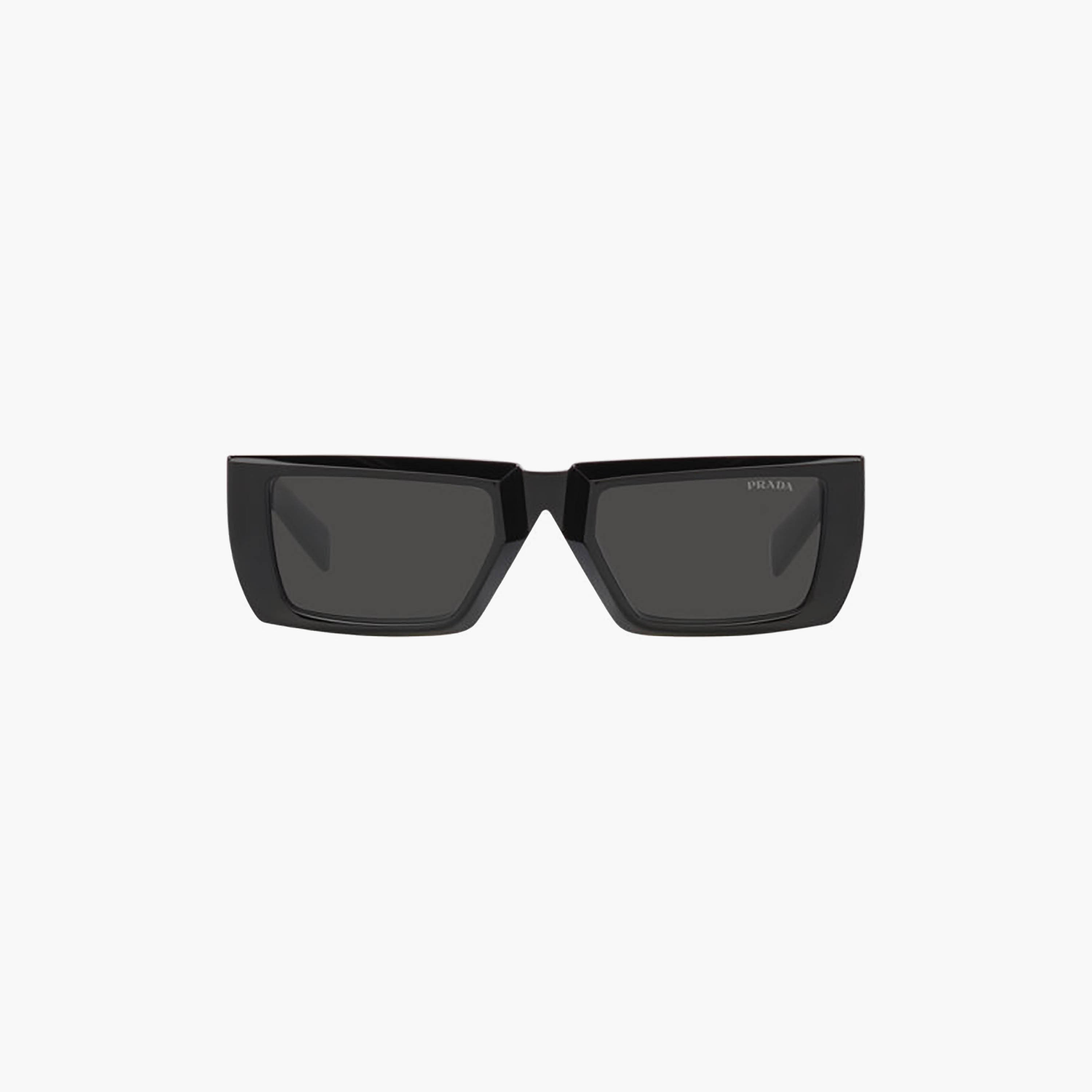 نظارات شمسية برادا رمادية مستطيلة للجنسين | 24YS-men-sunglasses-image-2