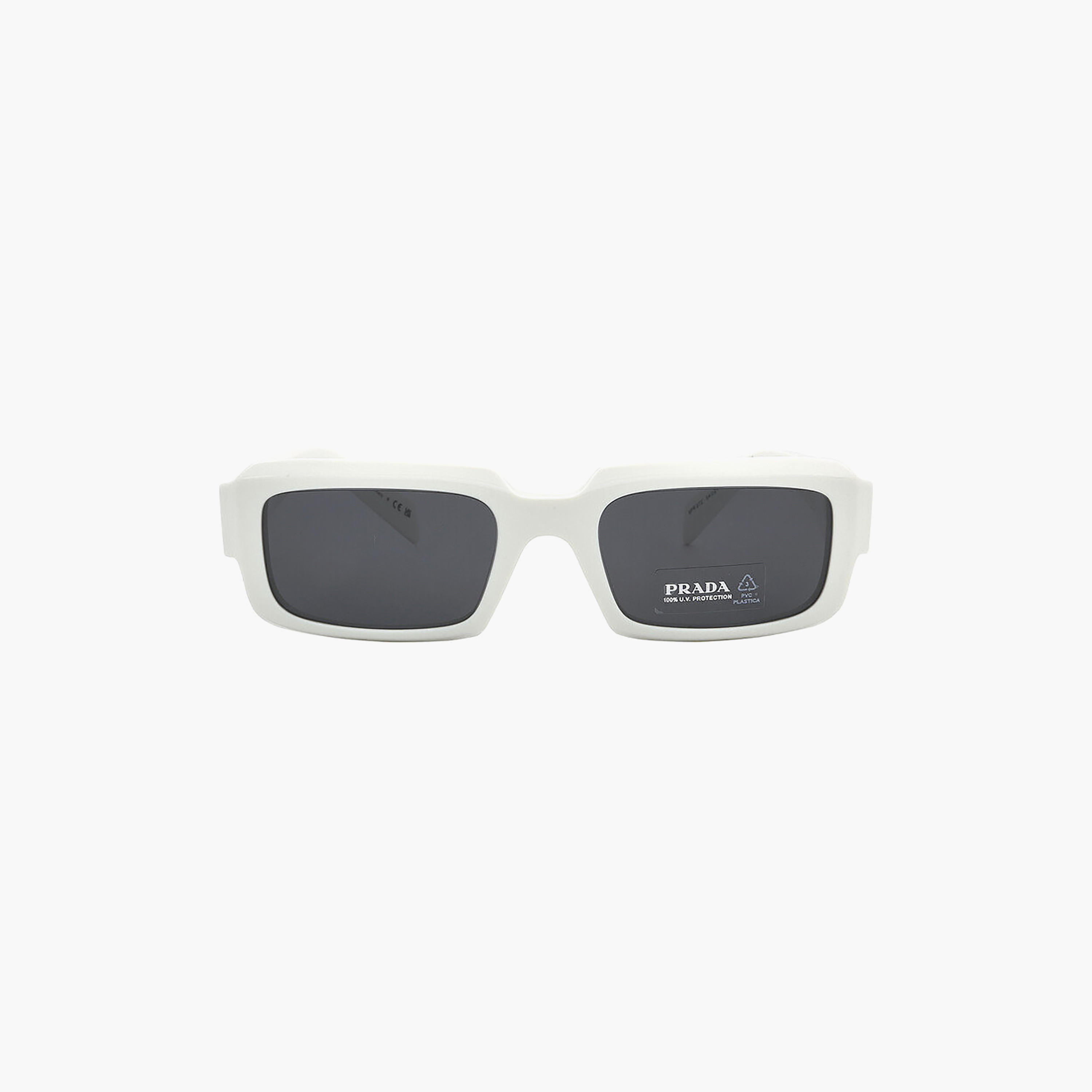 نظارات شمسية برادا رجالية مستطيلة الشكل رمادية اللون مستقطبة | 27ZS-men-sunglasses-image-1