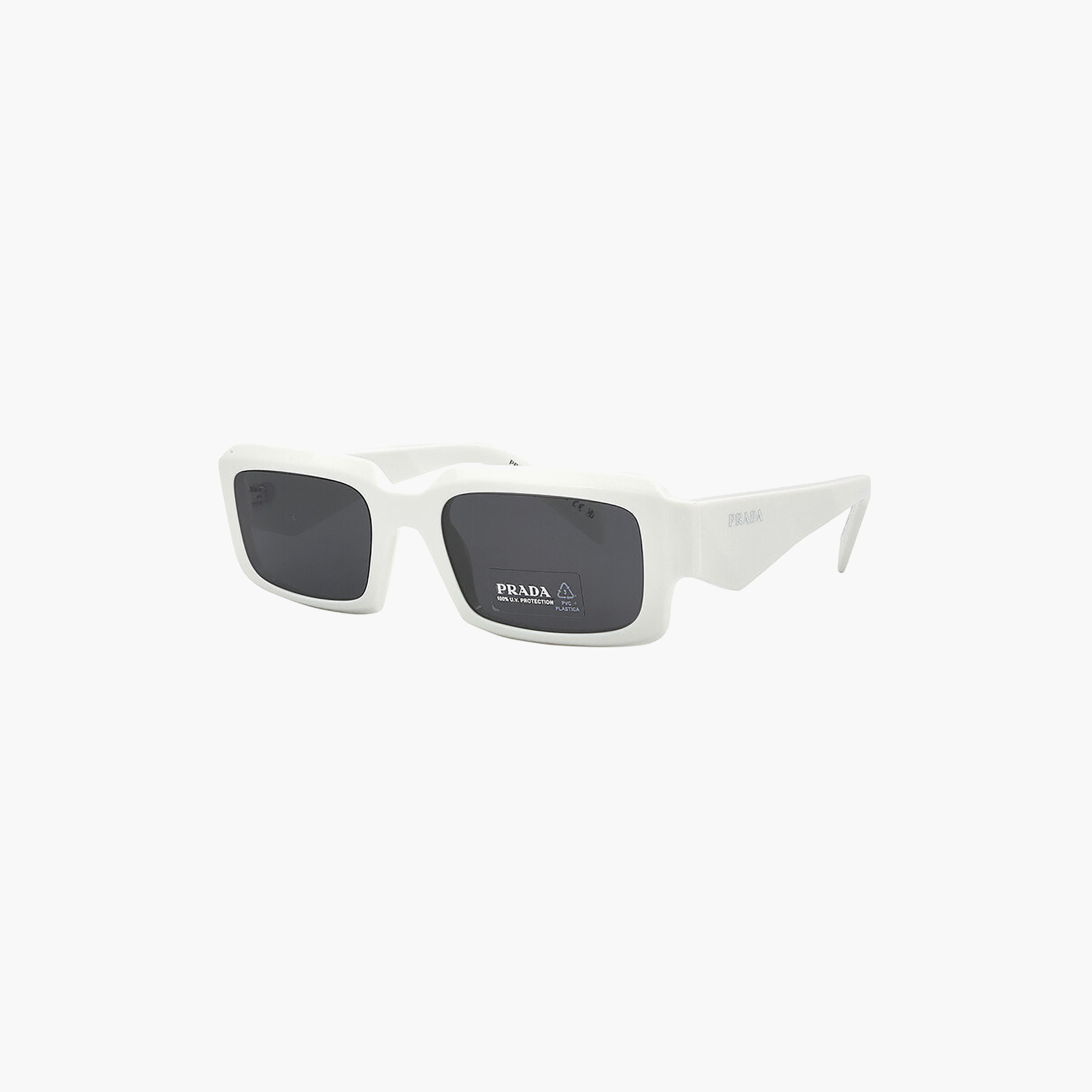 نظارات شمسية برادا رجالية مستطيلة الشكل رمادية اللون مستقطبة | 27ZS-men-sunglasses-image-2