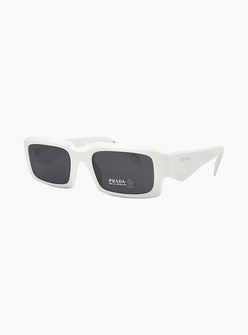 نظارات شمسية برادا رجالية مستطيلة الشكل رمادية اللون مستقطبة | 27ZS-men-sunglasses-image-2