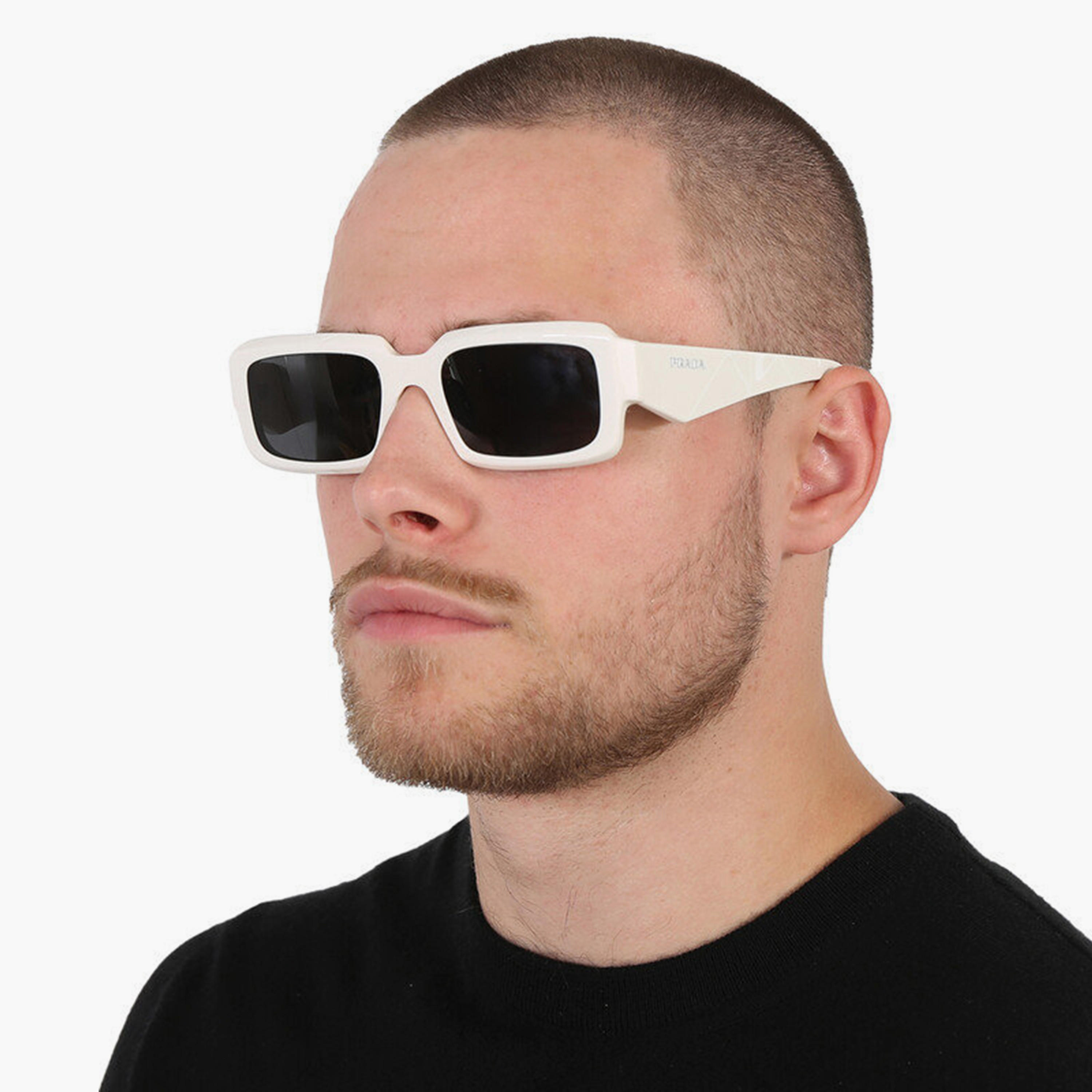 نظارات شمسية برادا رجالية مستطيلة الشكل رمادية اللون مستقطبة | 27ZS-men-sunglasses-image-6