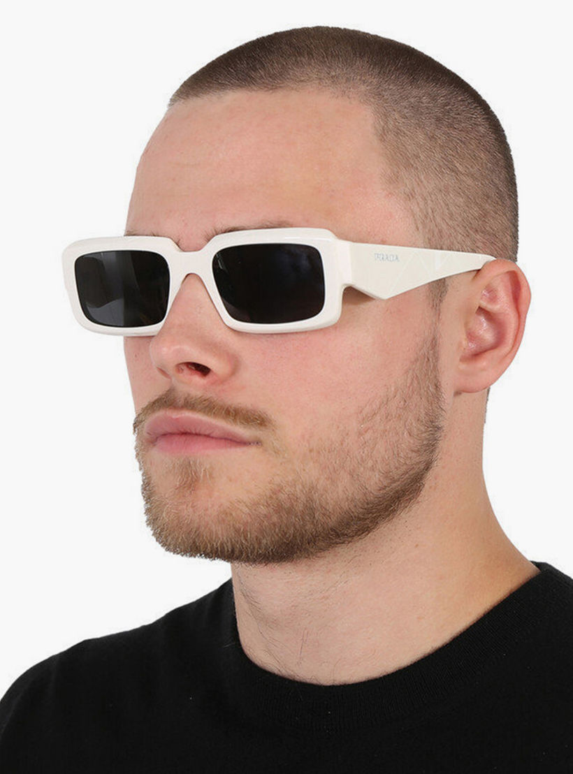 نظارات شمسية برادا رجالية مستطيلة الشكل رمادية اللون مستقطبة | 27ZS-men-sunglasses-image-6