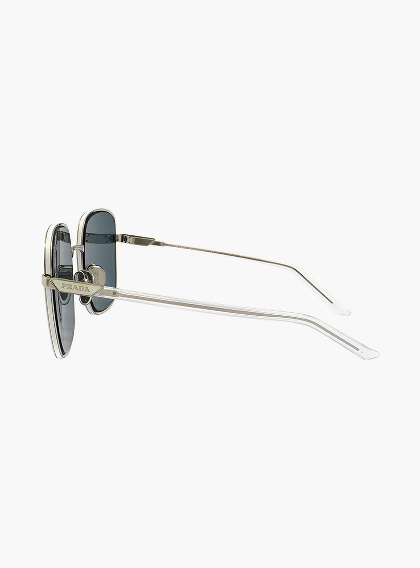 Prada Women Square Blue Sunglasses | 55YS-women-sunglasses-image-4