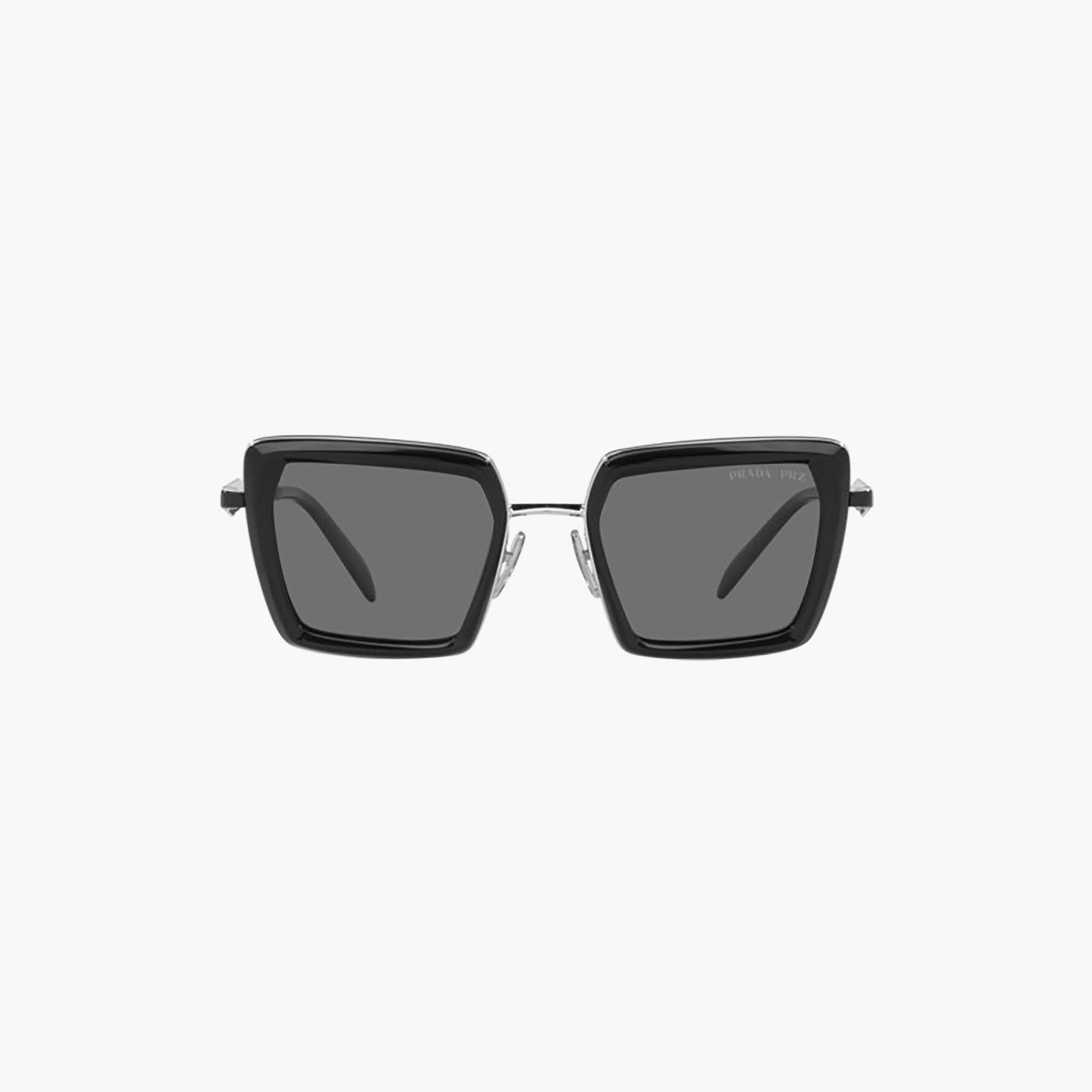 Prada Women Square Grey Sunglasses | 55ZS-women-sunglasses-image-2