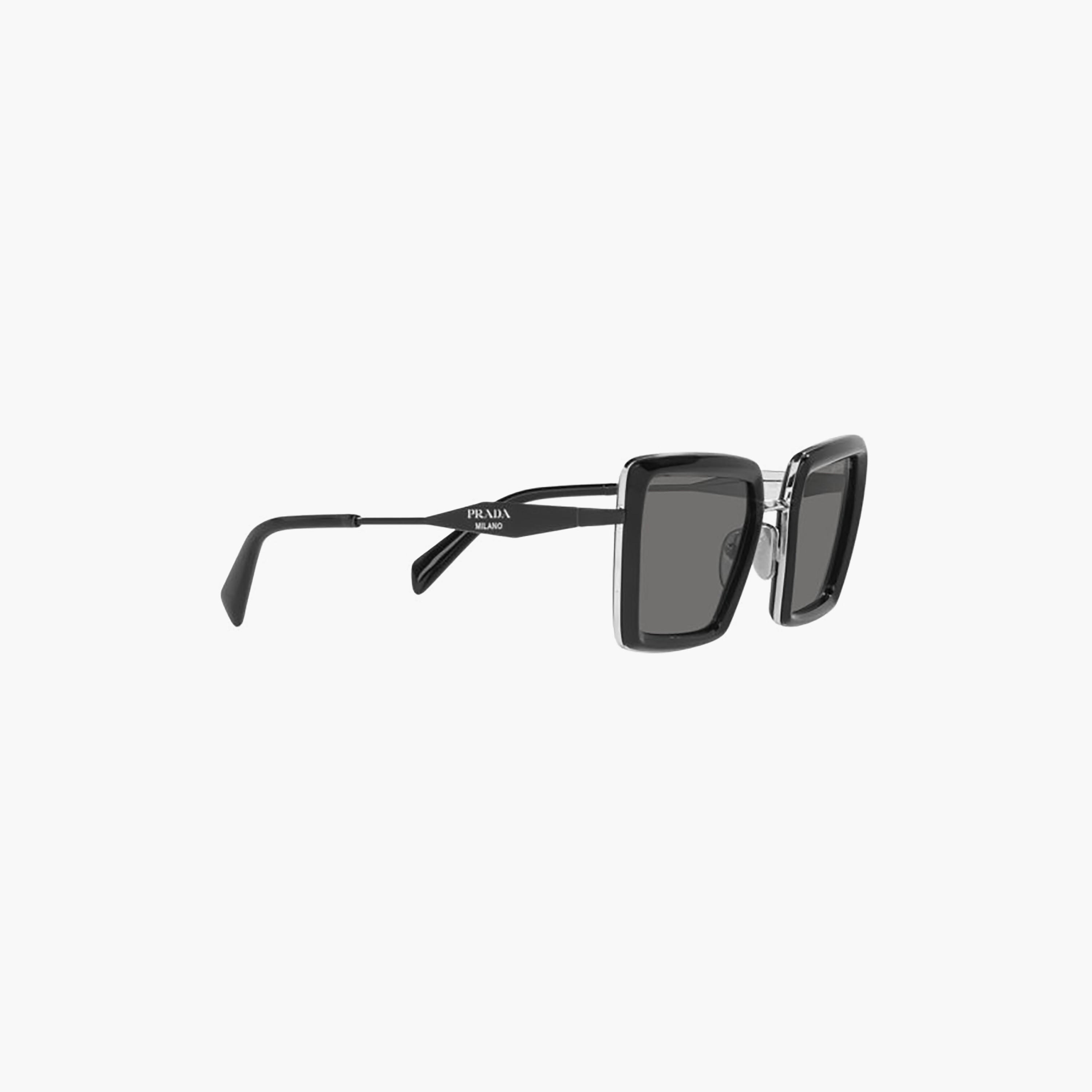 Prada Women Square Grey Sunglasses | 55ZS-women-sunglasses-image-3