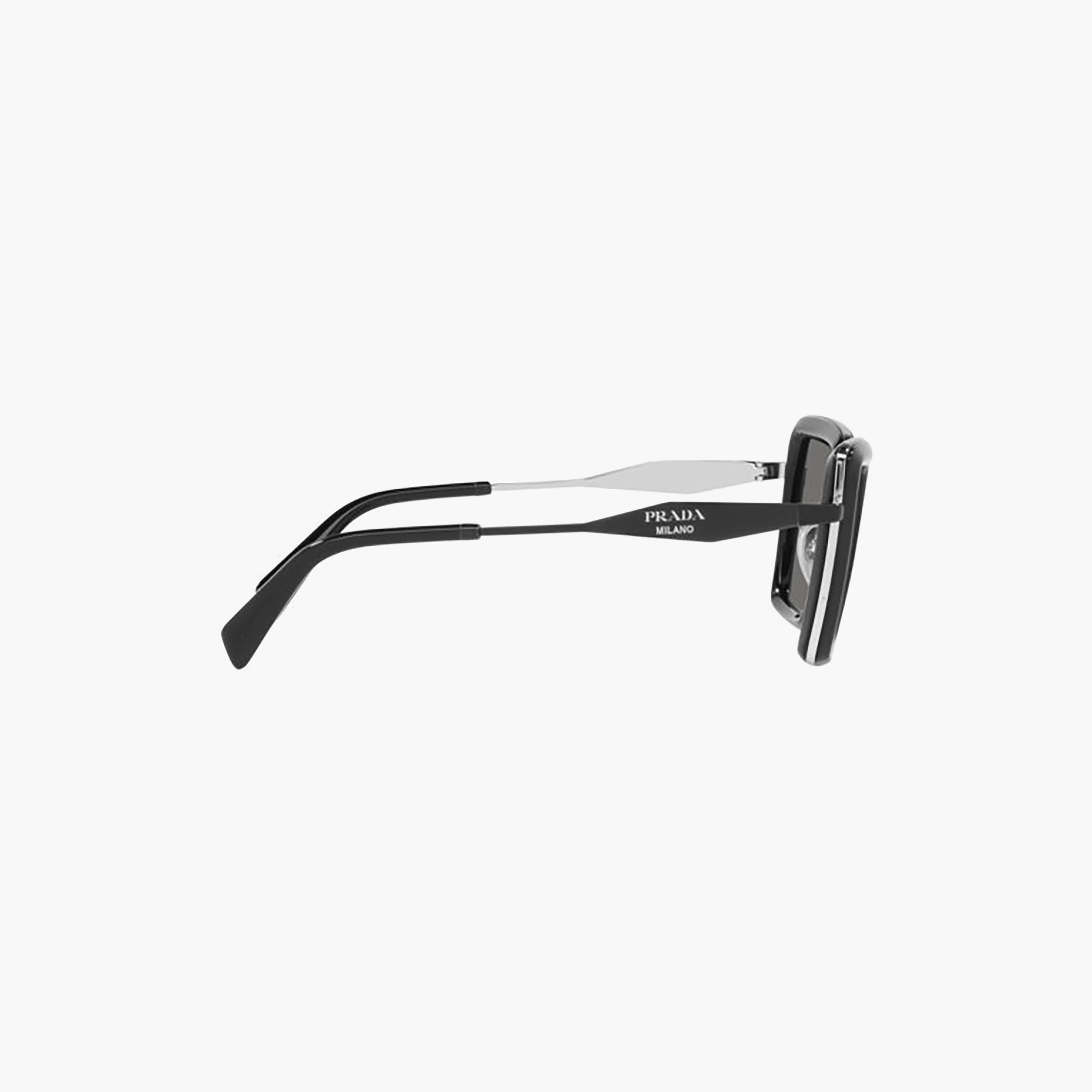 Prada Women Square Grey Sunglasses | 55ZS-women-sunglasses-image-4