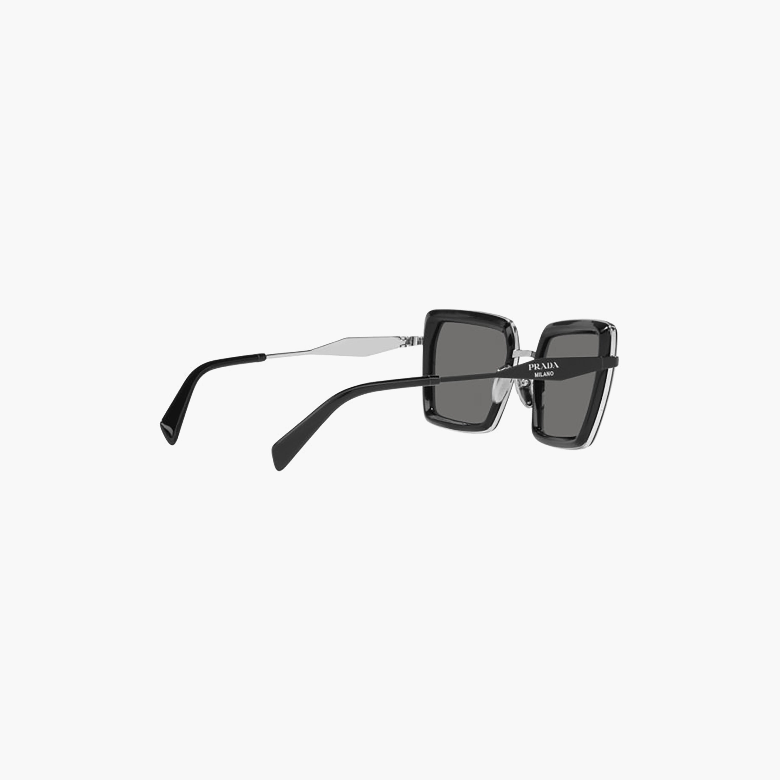 Prada Women Square Grey Sunglasses | 55ZS-women-sunglasses-image-5