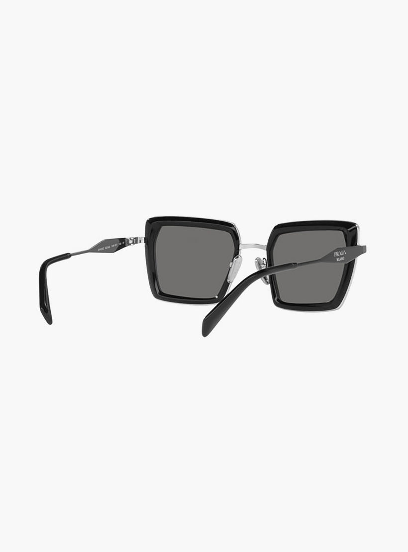 نظارات شمسية مربعة رمادية من برادا للنساء | 55ZS-women-sunglasses-image-6