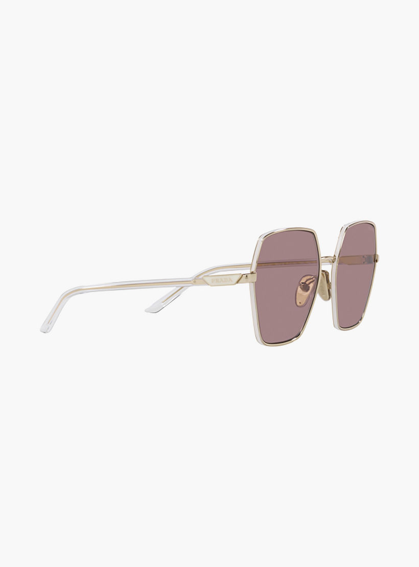 Prada Women Geometric Brown Sunglasses | 56YS-women-sunglasses-image-6