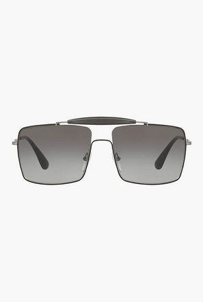 Prada Men Aviator Grey Sunglasses | 57SS-men-sunglasses-image-1