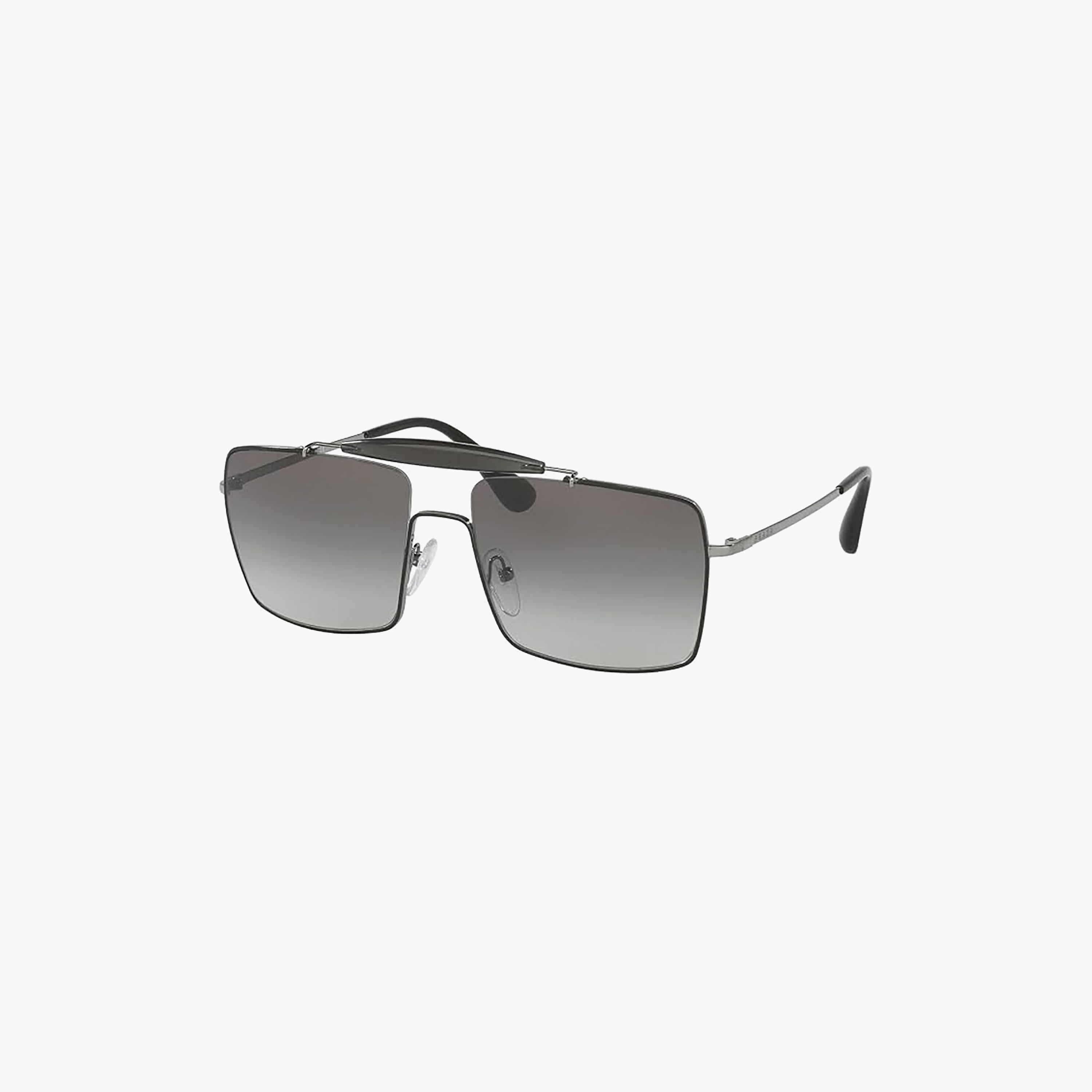 Prada Men Aviator Grey Sunglasses | 57SS-men-sunglasses-image-3