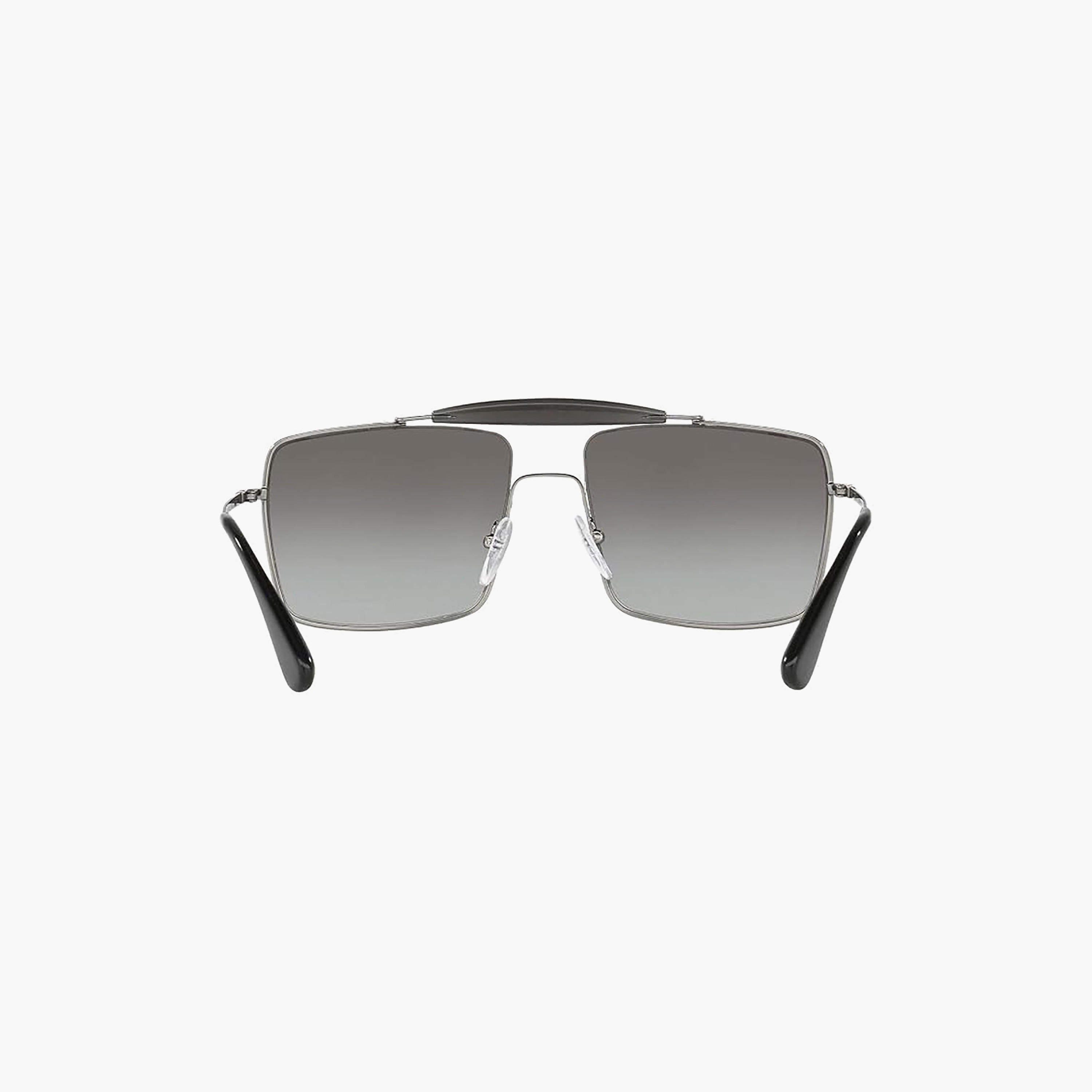 نظارات برادا رجالية رمادية طراز أفياتور | 57SS-men-sunglasses-image-4