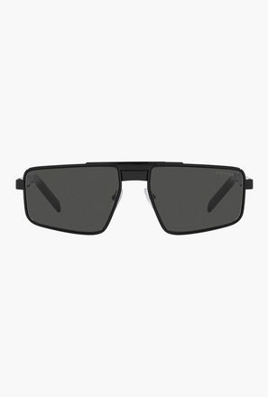Prada Men Rectangle Grey Sunglasses | 61WS-men-sunglasses-image-1