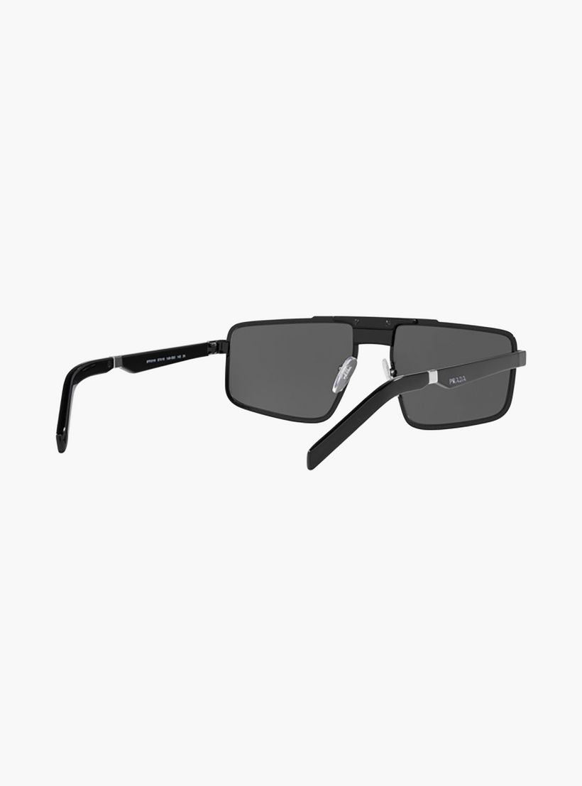 Prada Men Rectangle Grey Sunglasses | 61WS-men-sunglasses-image-6