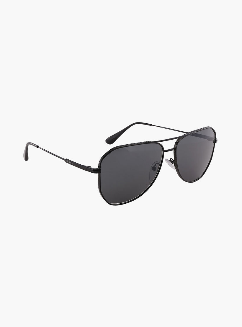 Prada Men Aviator Grey Sunglasses | 63XS-men-sunglasses-image-3