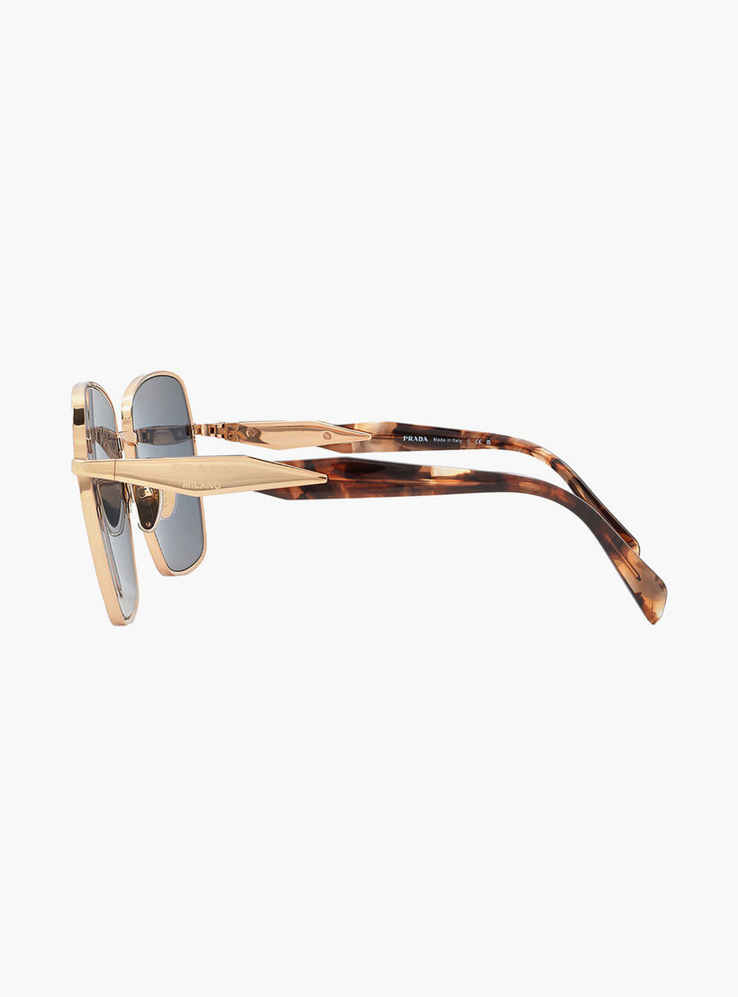 نظارات شمسية مربعة رمادية من برادا للنساء | 64ZS-women-sunglasses-image-2