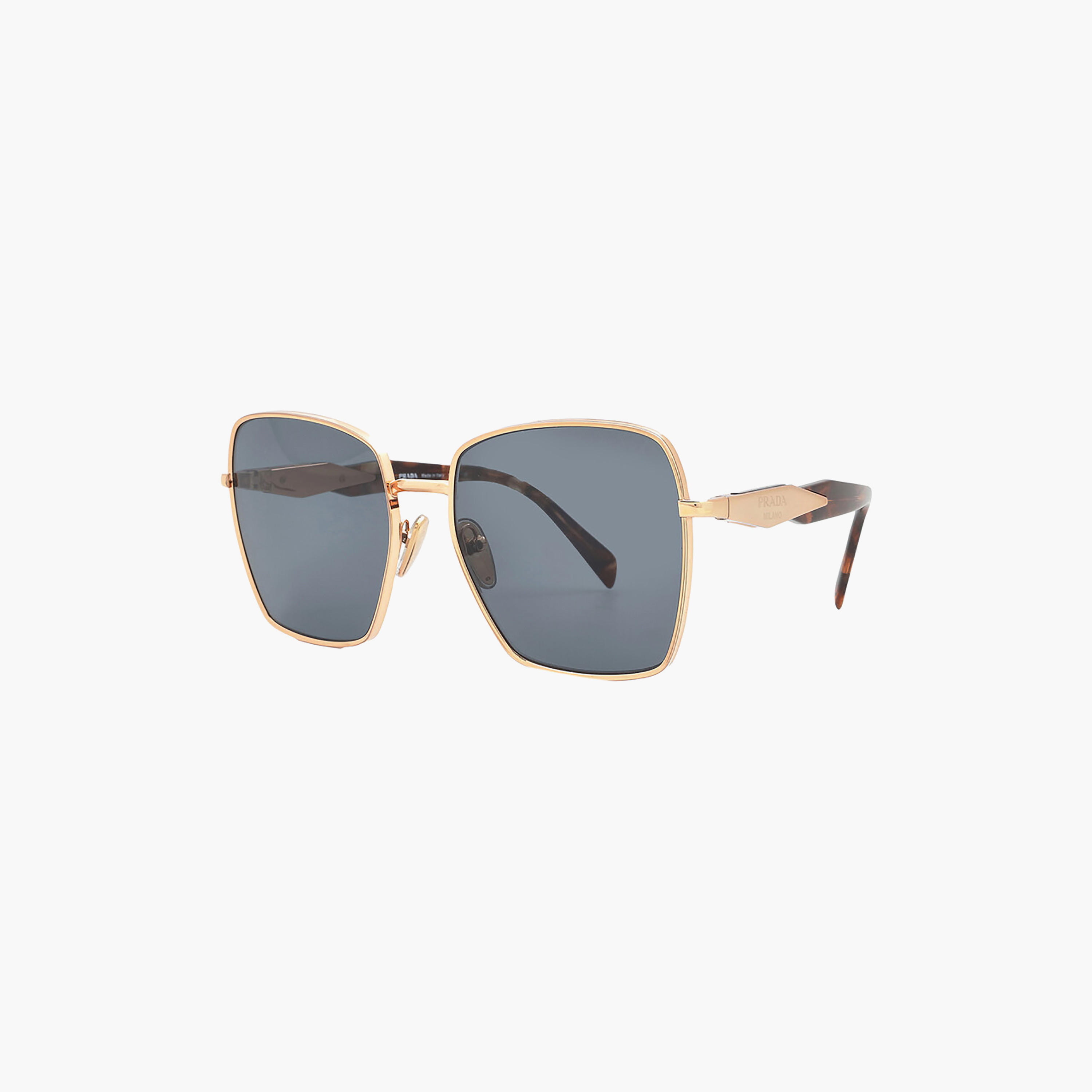 نظارات شمسية مربعة رمادية من برادا للنساء | 64ZS-women-sunglasses-image-4