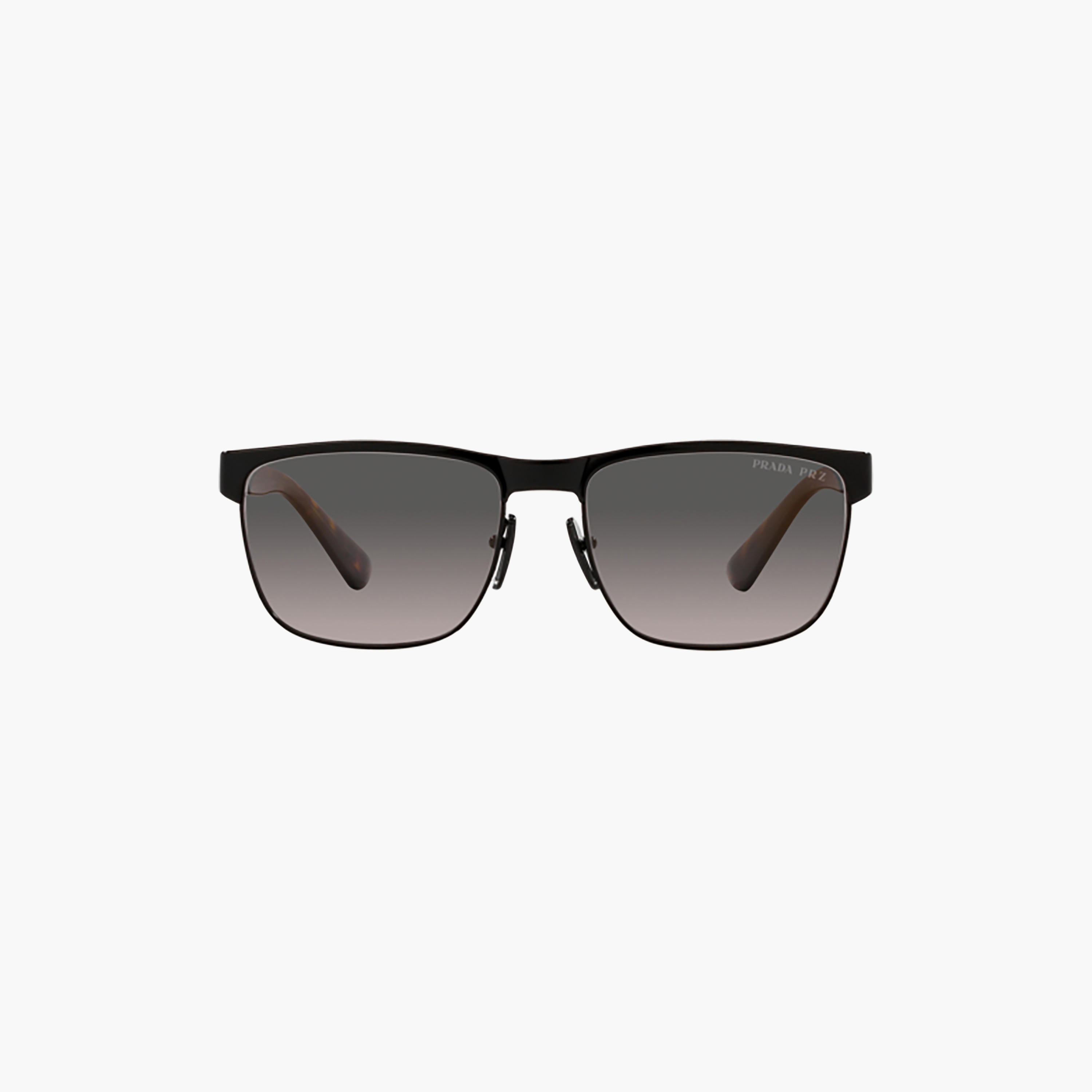 Prada Men Rectangle Grey Polorized Sunglasses | 66ZS-men-sunglasses-image-1