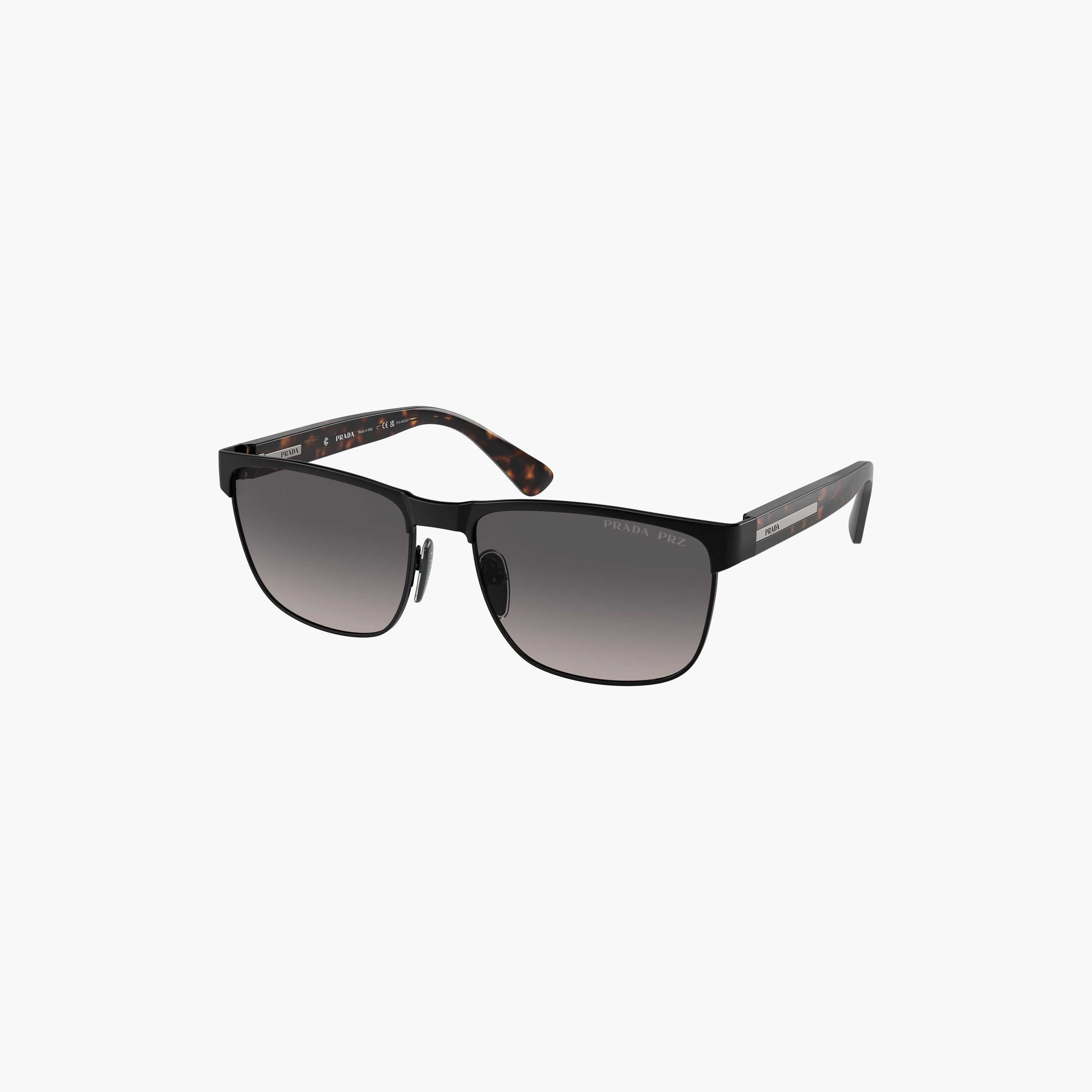 Prada Men Rectangle Grey Polorized Sunglasses | 66ZS-men-sunglasses-image-3