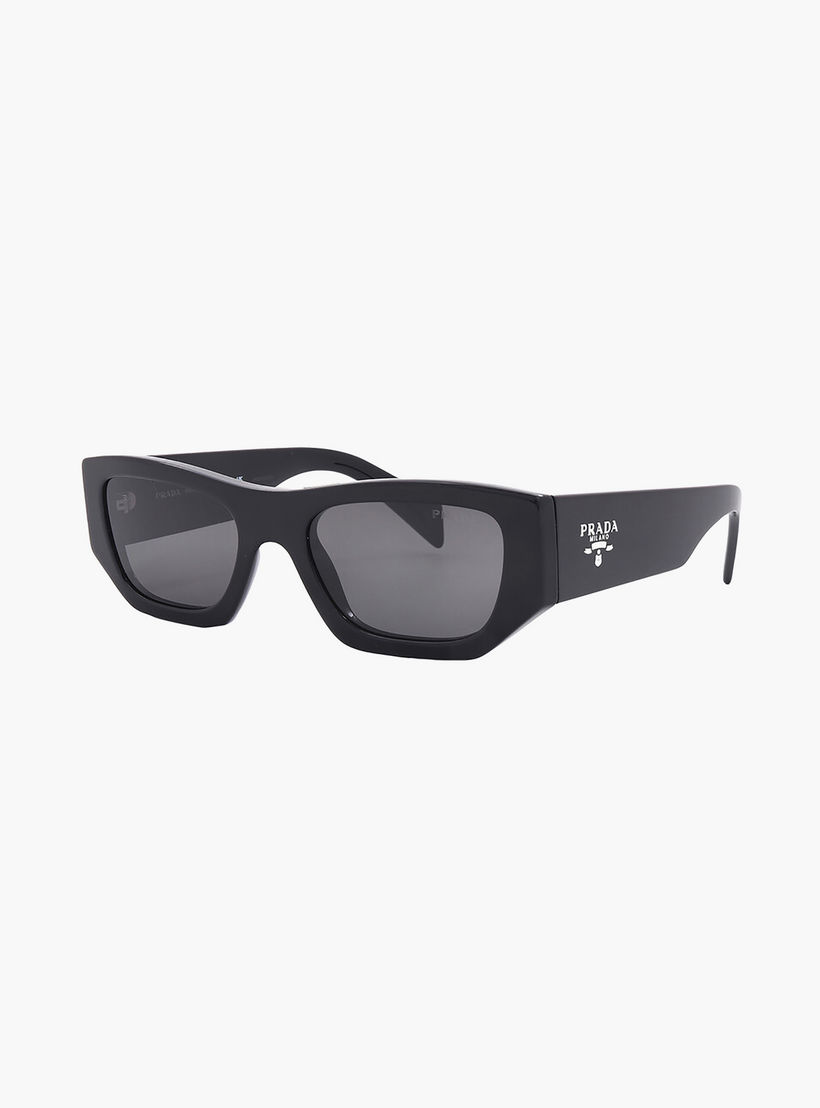 Prada Unisex Rectangle Grey Sunglasses | A01S-men-sunglasses-image-4