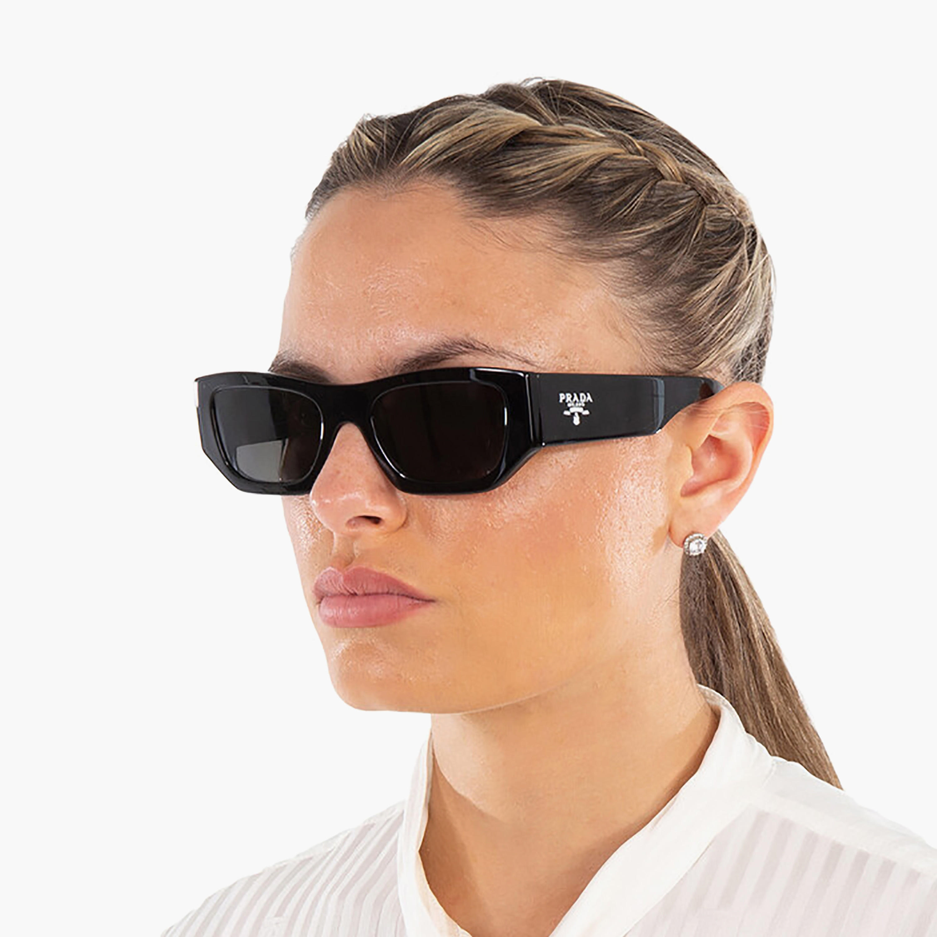 نظارات شمسية برادا رمادية مستطيلة للجنسين | A01S-men-sunglasses-image-5