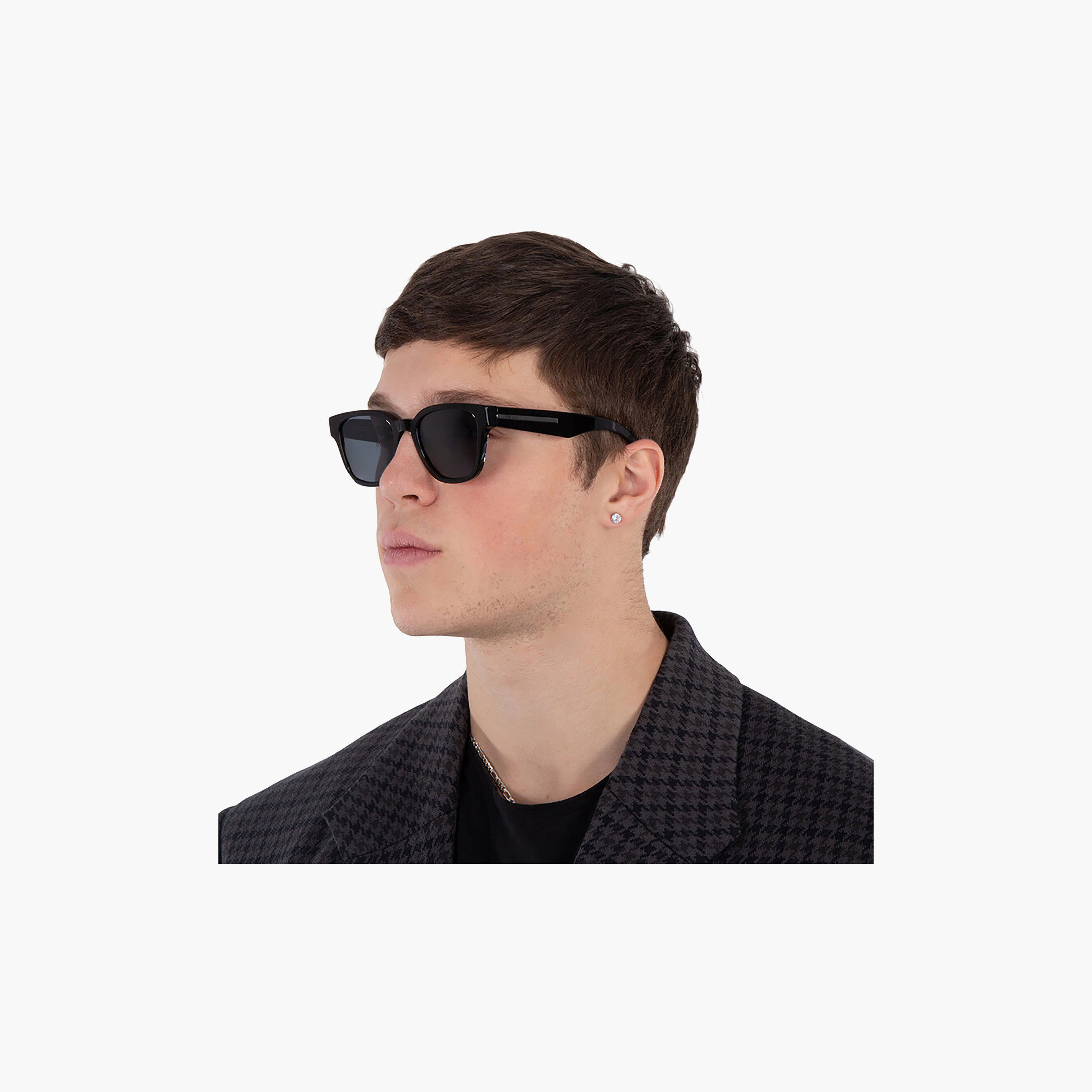 نظارات شمسية مربعة رمادية من برادا للرجال | A04S-men-sunglasses-image-5