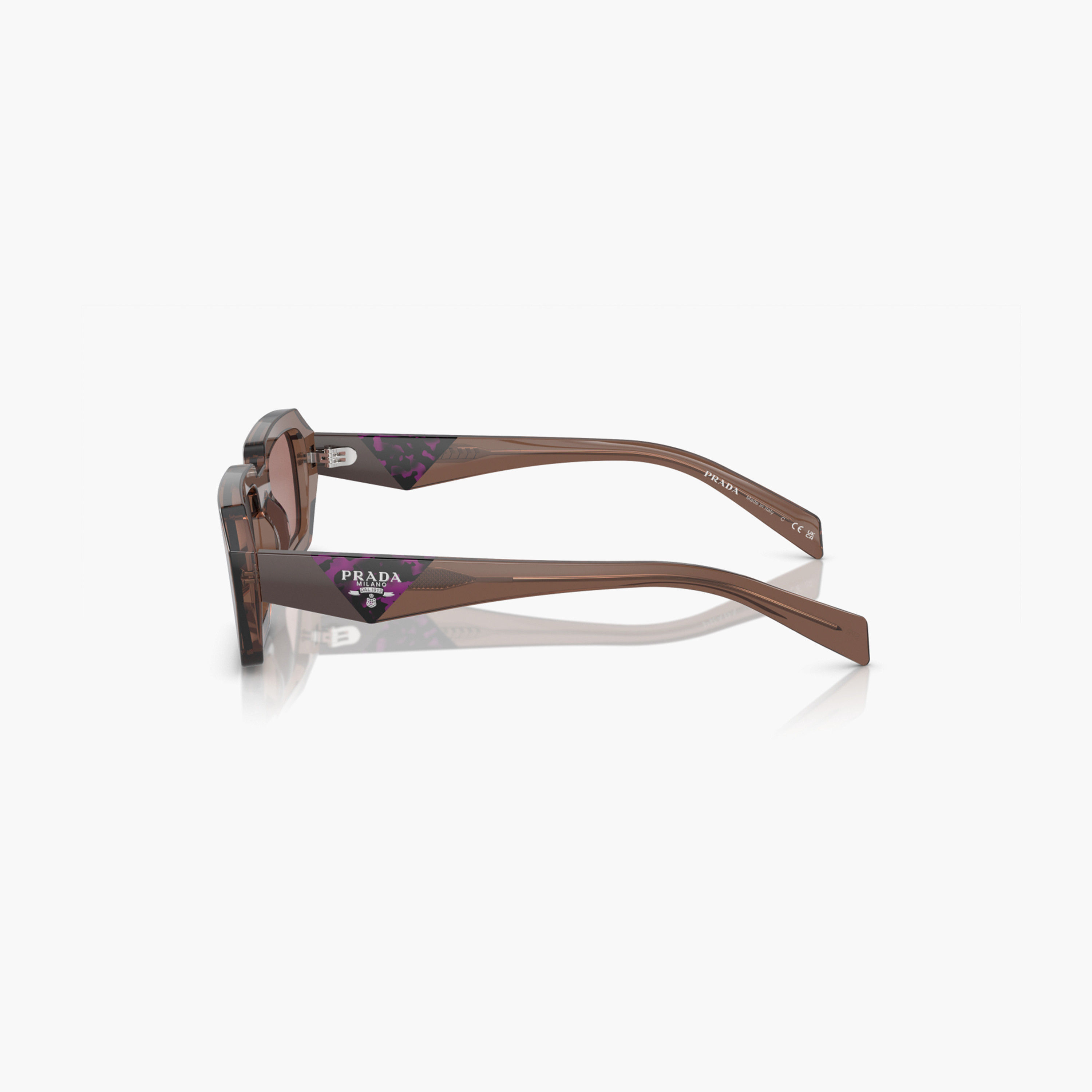 نظارات شمسية برادا نسائية مستطيلة بنية اللون | A12S-women-sunglasses-image-2