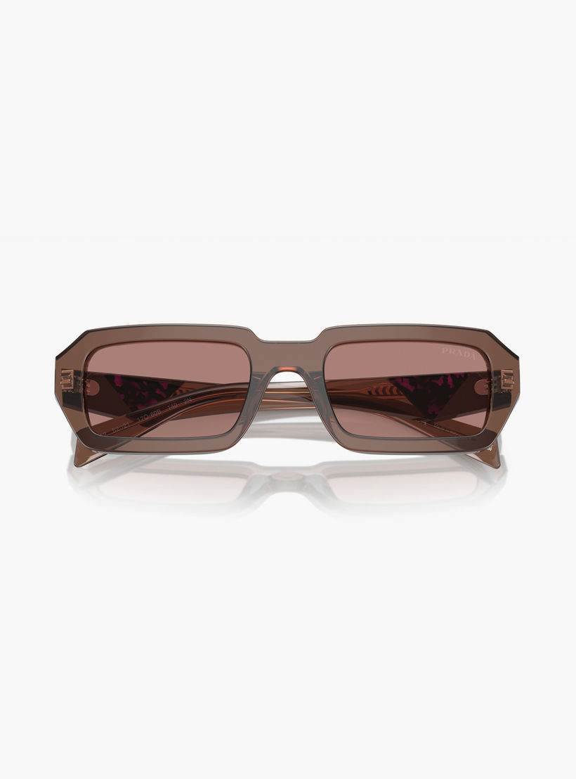 Prada Women Rectangle Brown Sunglasses | A12S-women-sunglasses-image-4