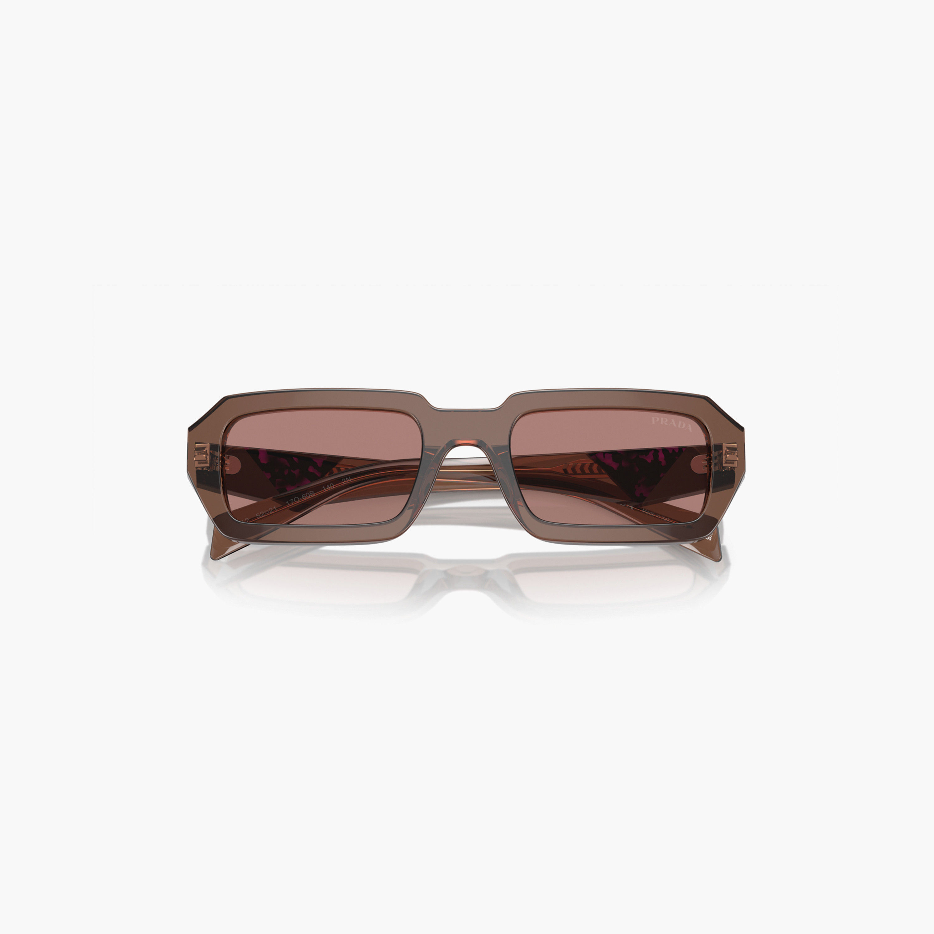 نظارات شمسية برادا نسائية مستطيلة بنية اللون | A12S-women-sunglasses-image-4