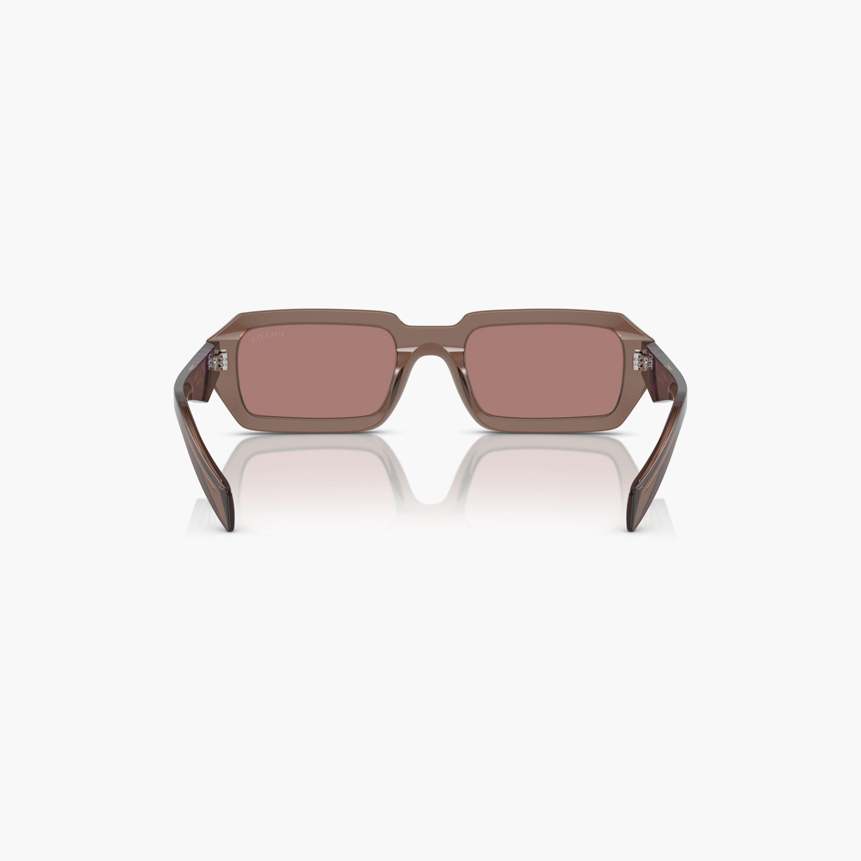Prada Women Rectangle Brown Sunglasses | A12S-women-sunglasses-image-5