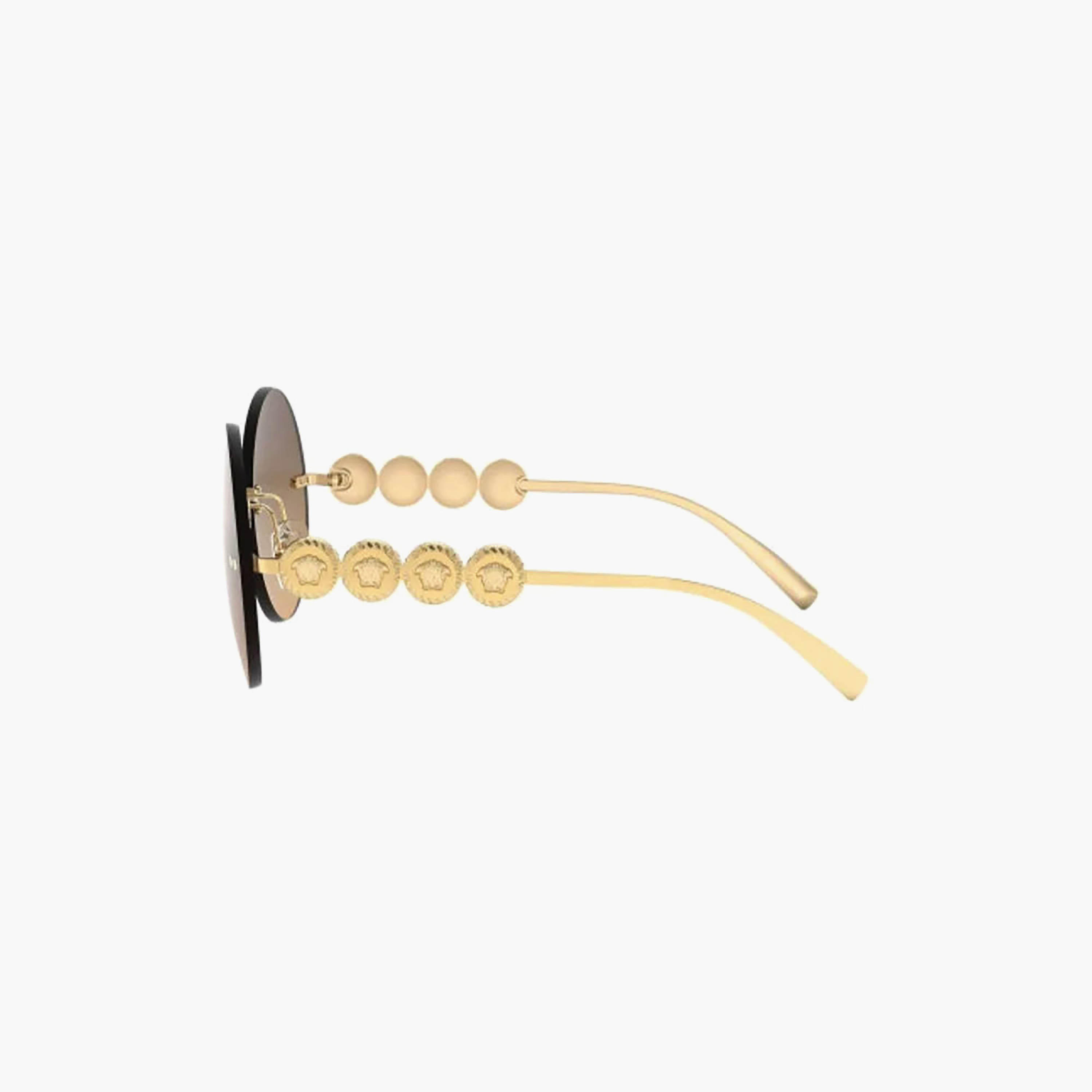 نظارات شمسية دائرية بنية اللون للنساء من فرزاتشي | 2214-women-sunglasses-image-2