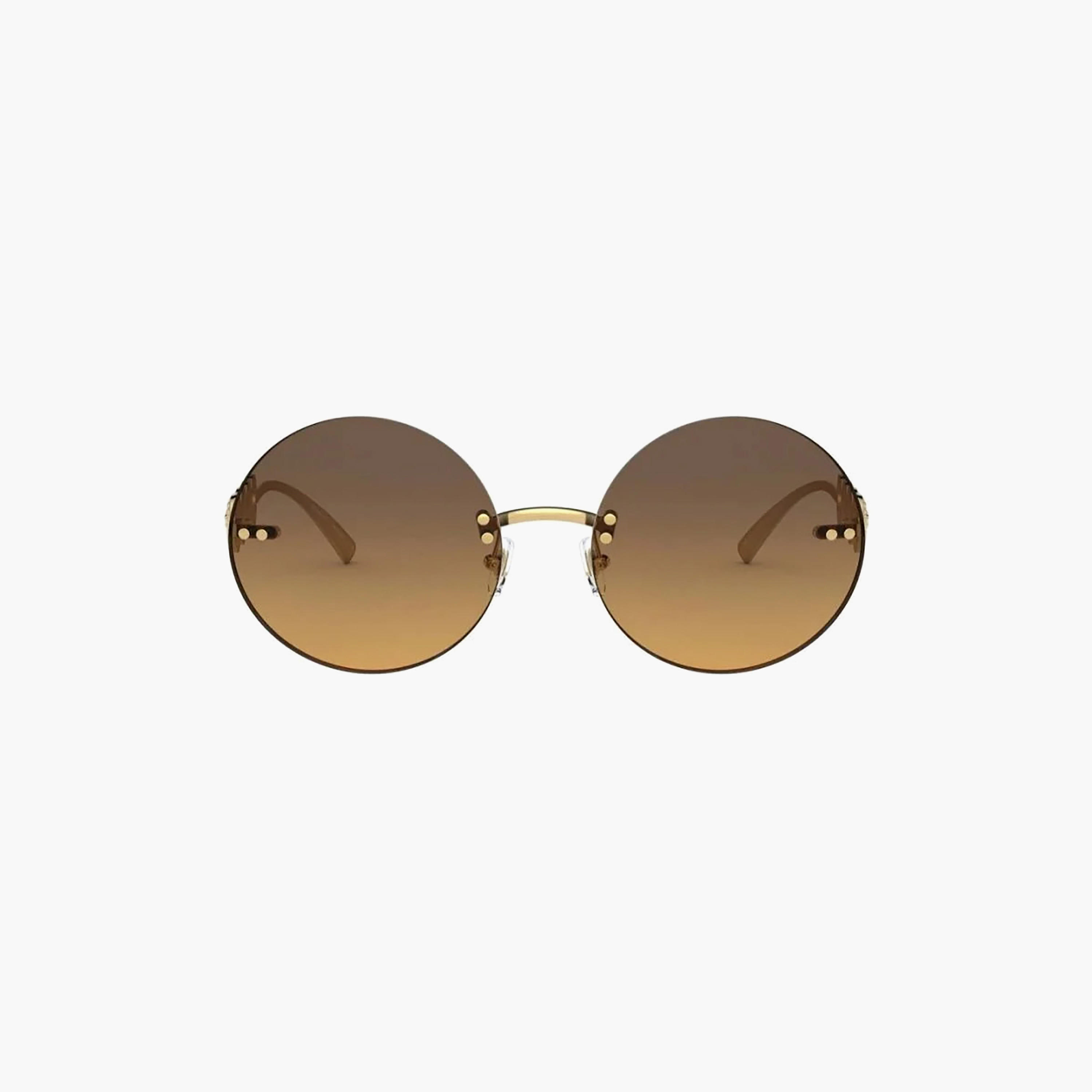 Versace Women Round Brown Sunglasses | 2214-women-sunglasses-image-3