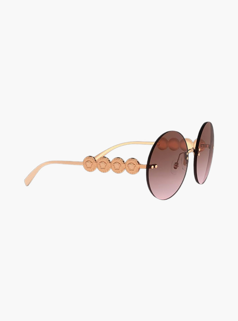 Versace Unisex Round Pink Sunglasses | 2214-men-sunglasses-image-2