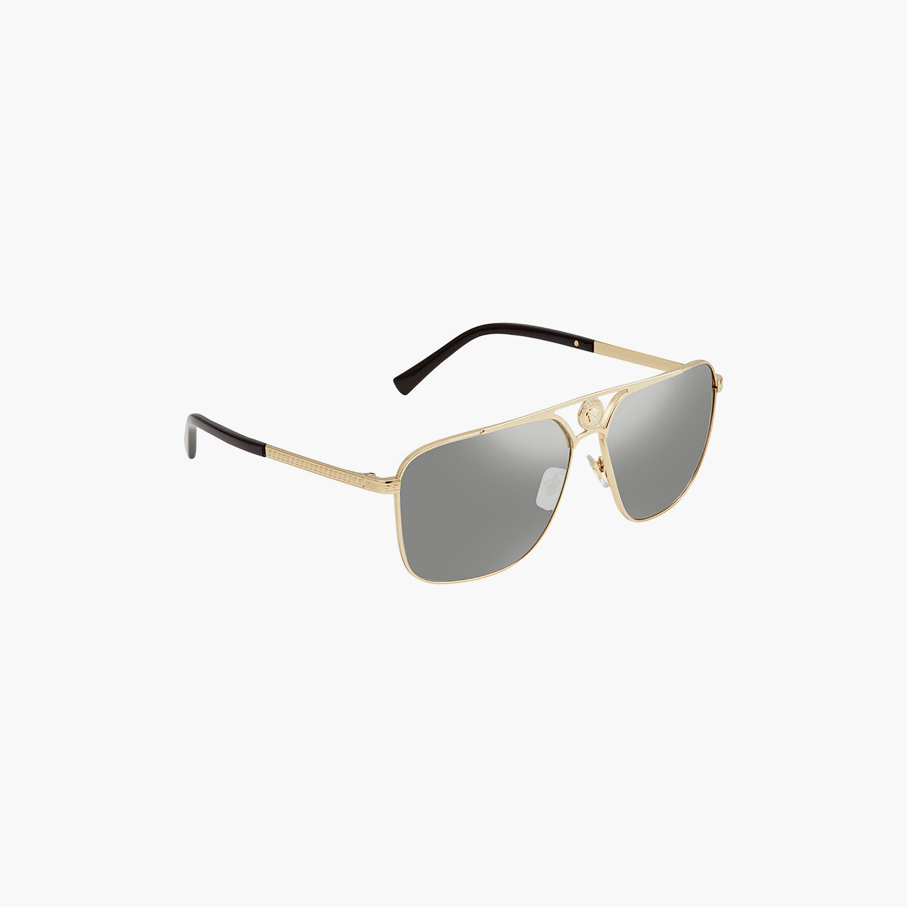Versace Unisex Aviator Polorized Grey Sunglasses | 2238-men-sunglasses-image-2