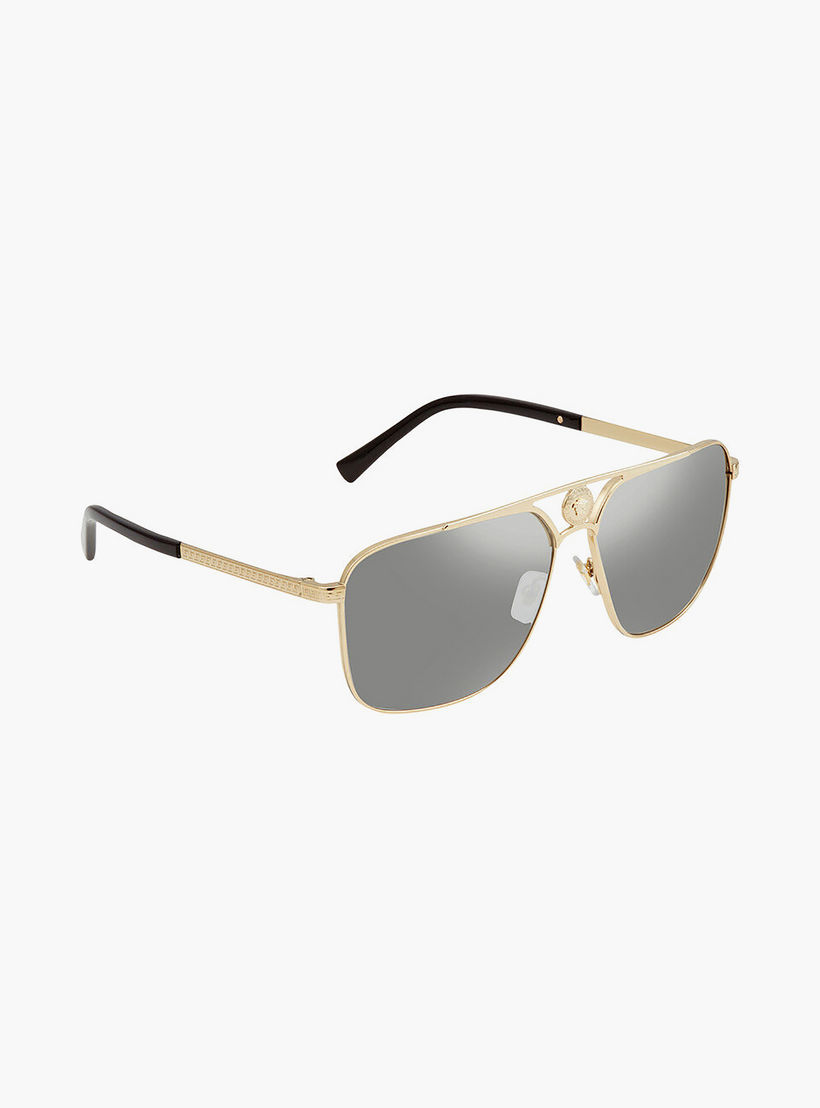 Versace Unisex Aviator Polorized Grey Sunglasses | 2238-men-sunglasses-image-2