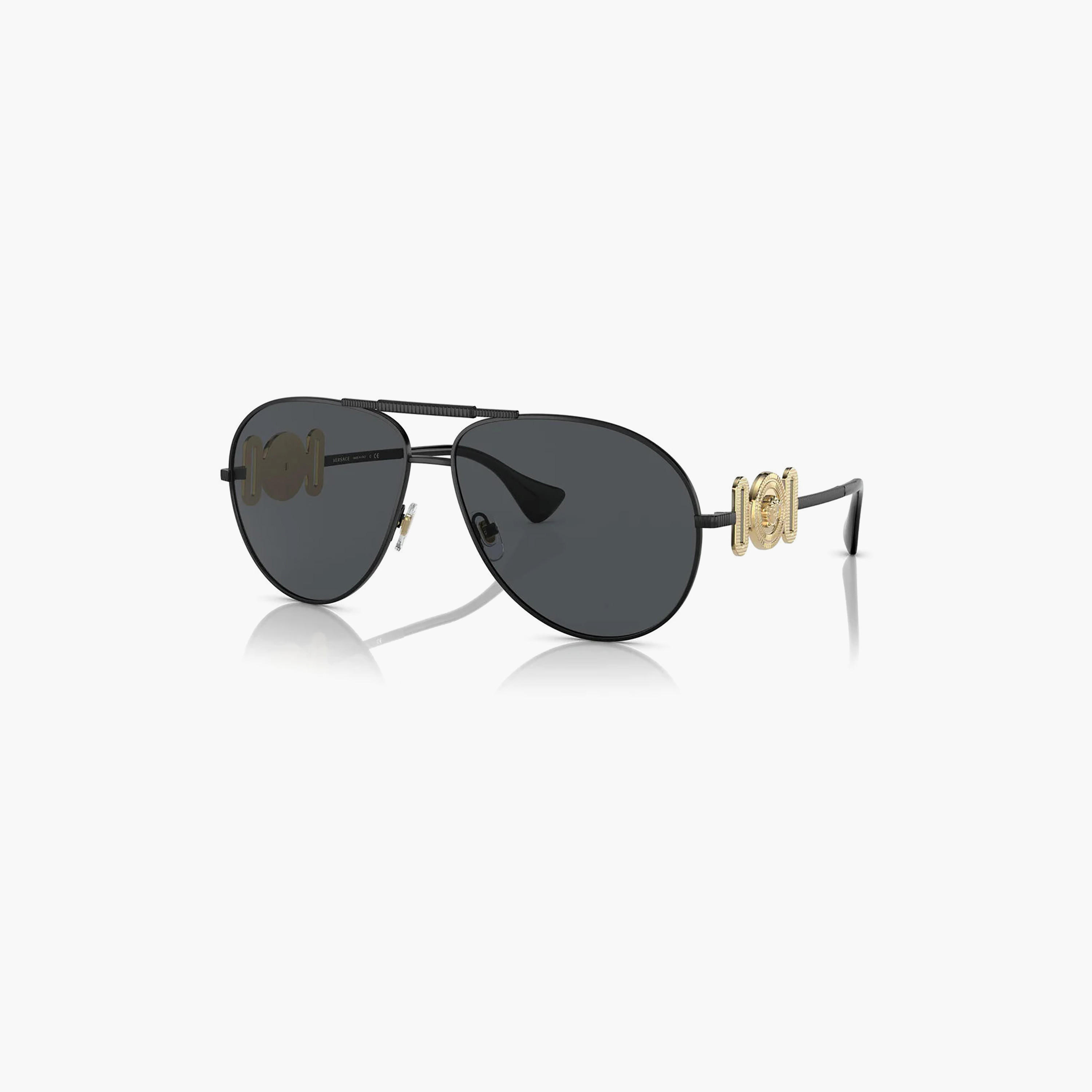 نظارات شمسية رمادية من فرزاتشي للجنسين بتصميم طيار | 2249-men-sunglasses-image-1
