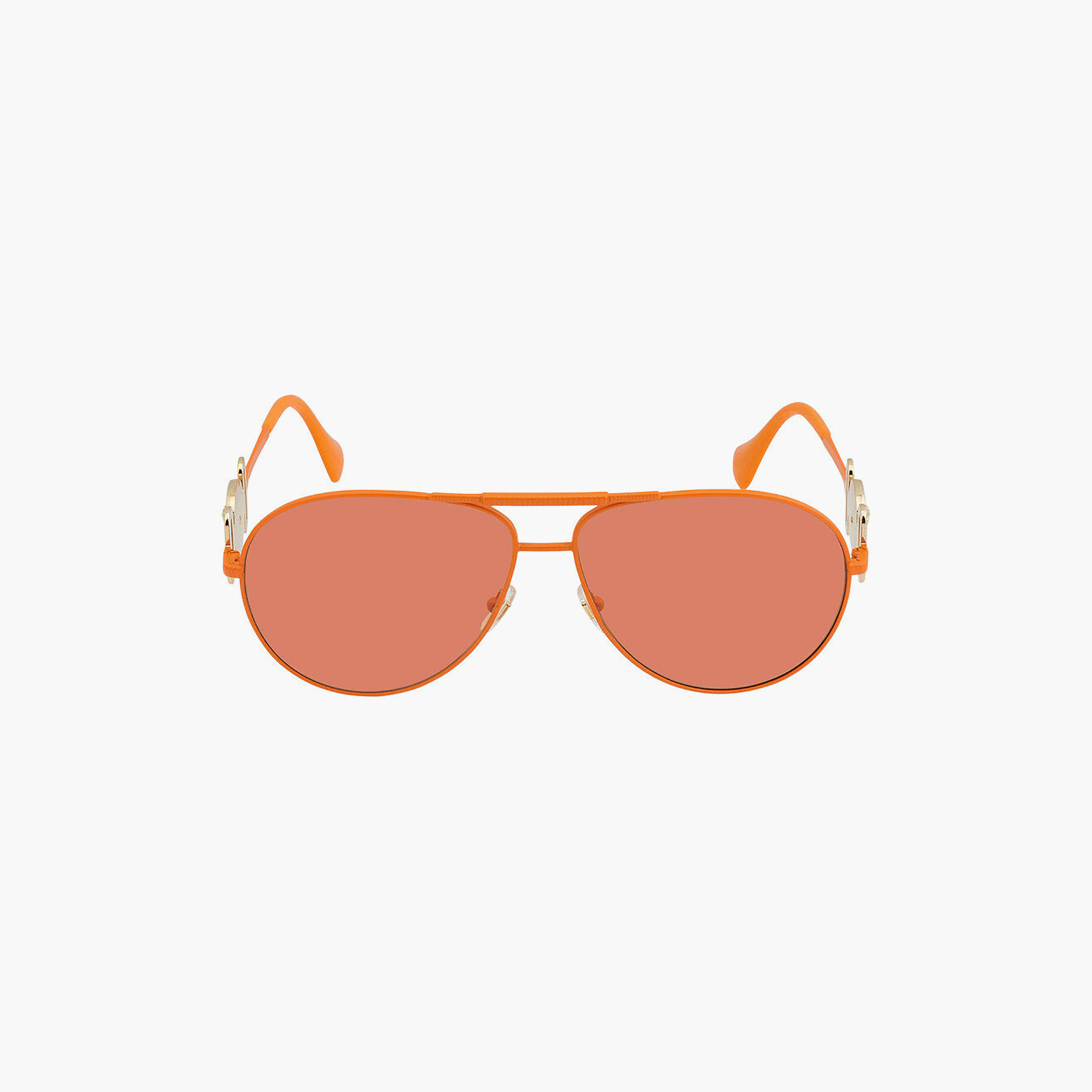 Versace Unisex Aviator Orange Sunglasses | 2249-men-sunglasses-image-1